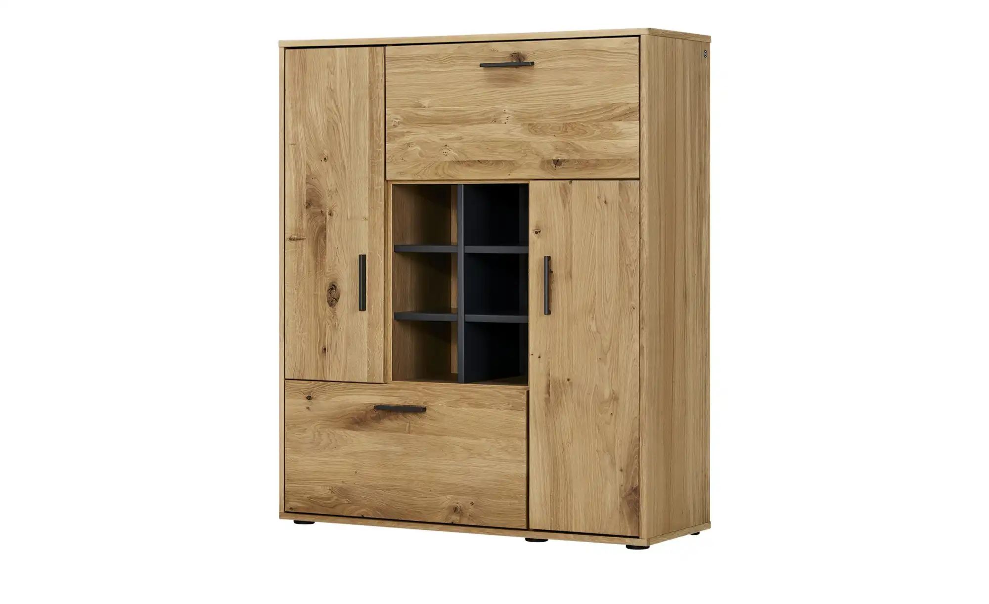 Woodford Highboard  Oakland ¦ holzfarben ¦ Maße (cm): B: 104 H: 125 T: 37 K günstig online kaufen