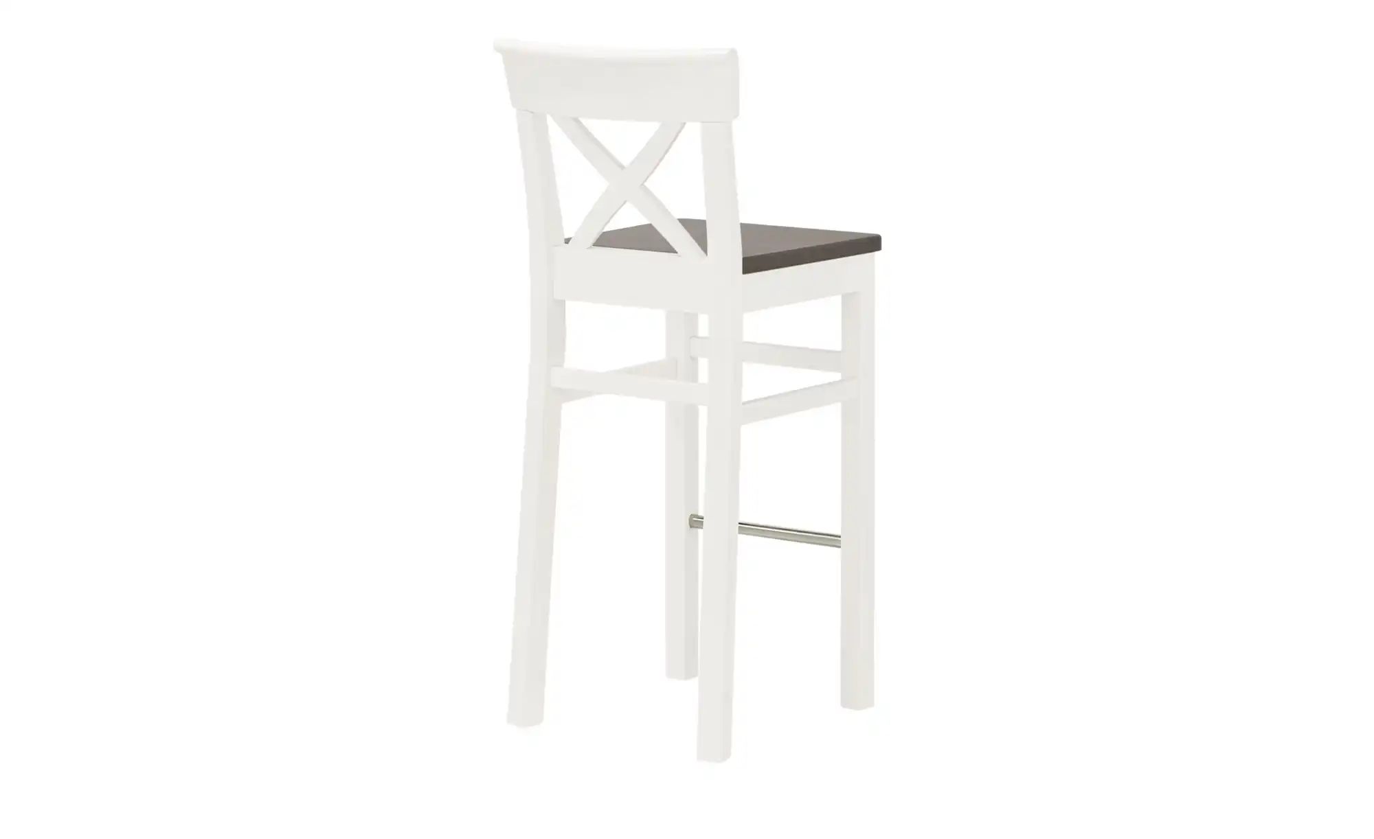 maison bleue Barstuhl  Florian ¦ weiß ¦ Maße (cm): B: 43,5 H: 106 T: 44.0 P günstig online kaufen