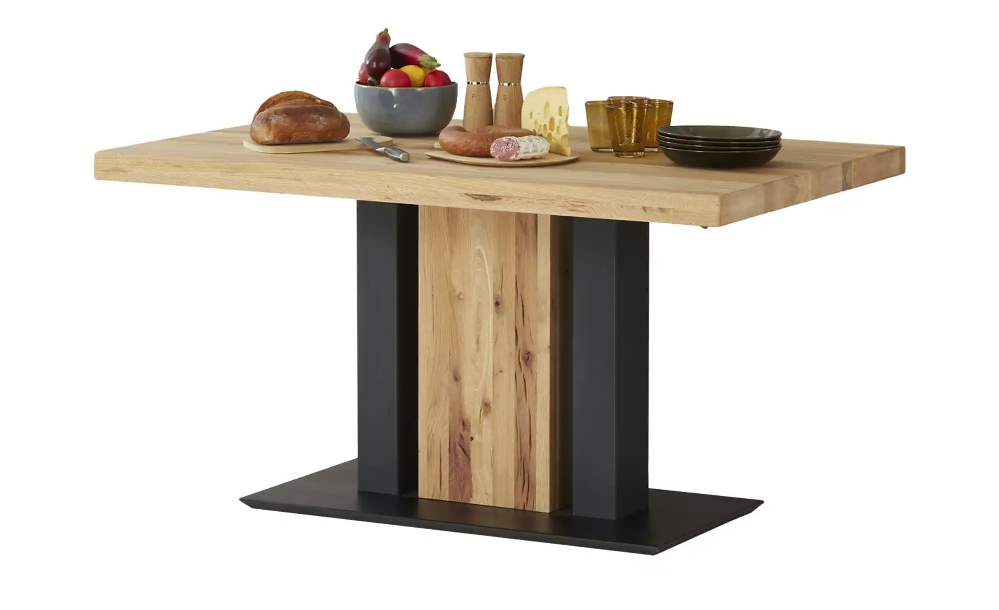 Thumbnail - Säulentisch  Floyd ¦ holzfarben ¦ Maße (cm): B: 90 H: 75 Tische > Esstische > Esstische massiv - Höffner