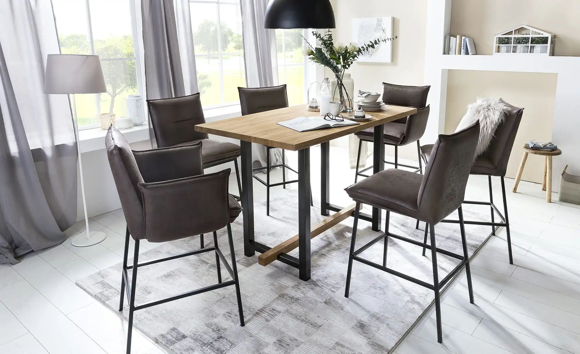 Woodford Tresenstuhl  Verona ¦ braun ¦ Maße (cm): B: 52 H: 117 T: 67.0 Pols günstig online kaufen