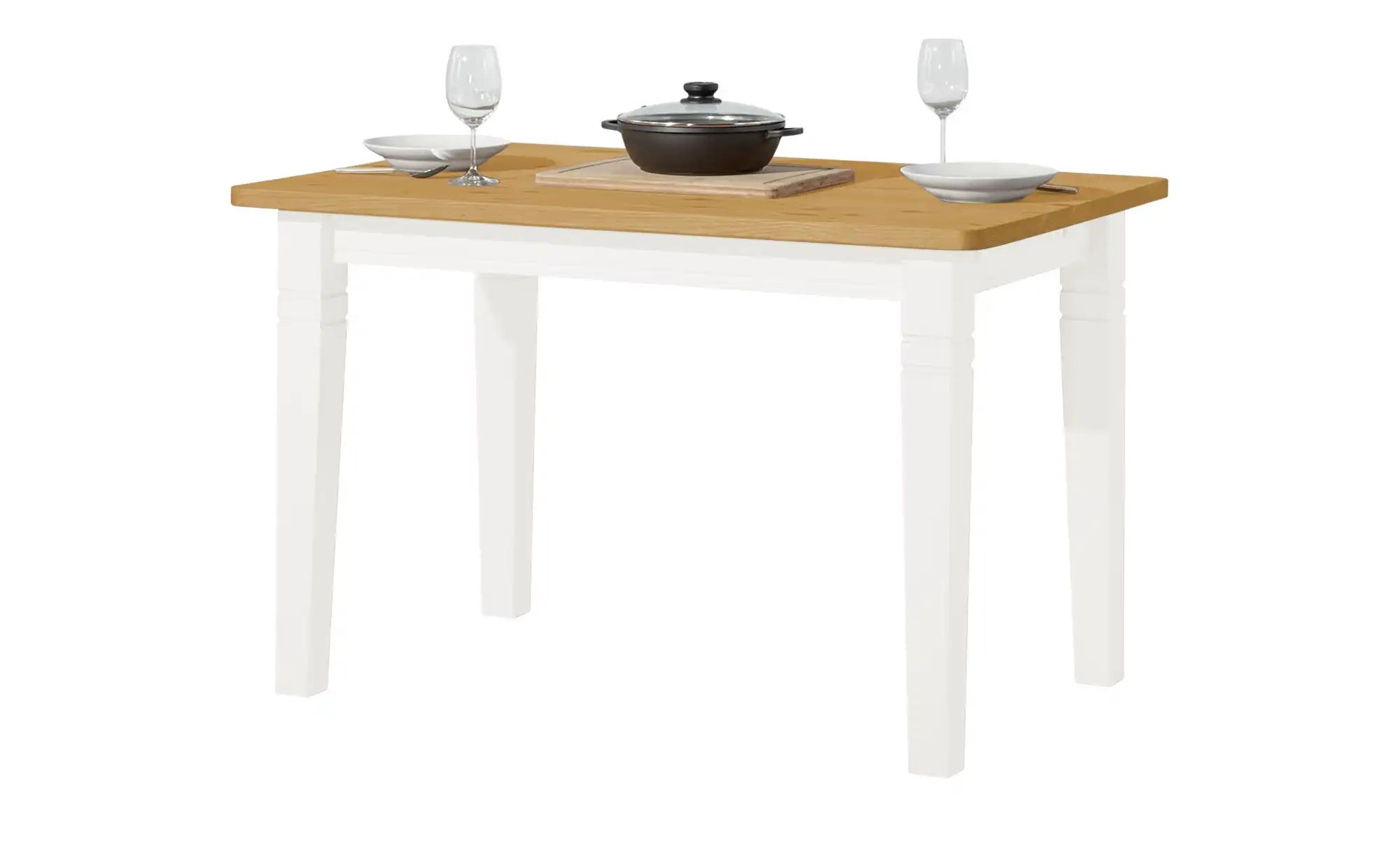 maison bleue Esstisch massiv Florian ¦ holzfarben ¦ Maße (cm): B: 90 H: 78 günstig online kaufen