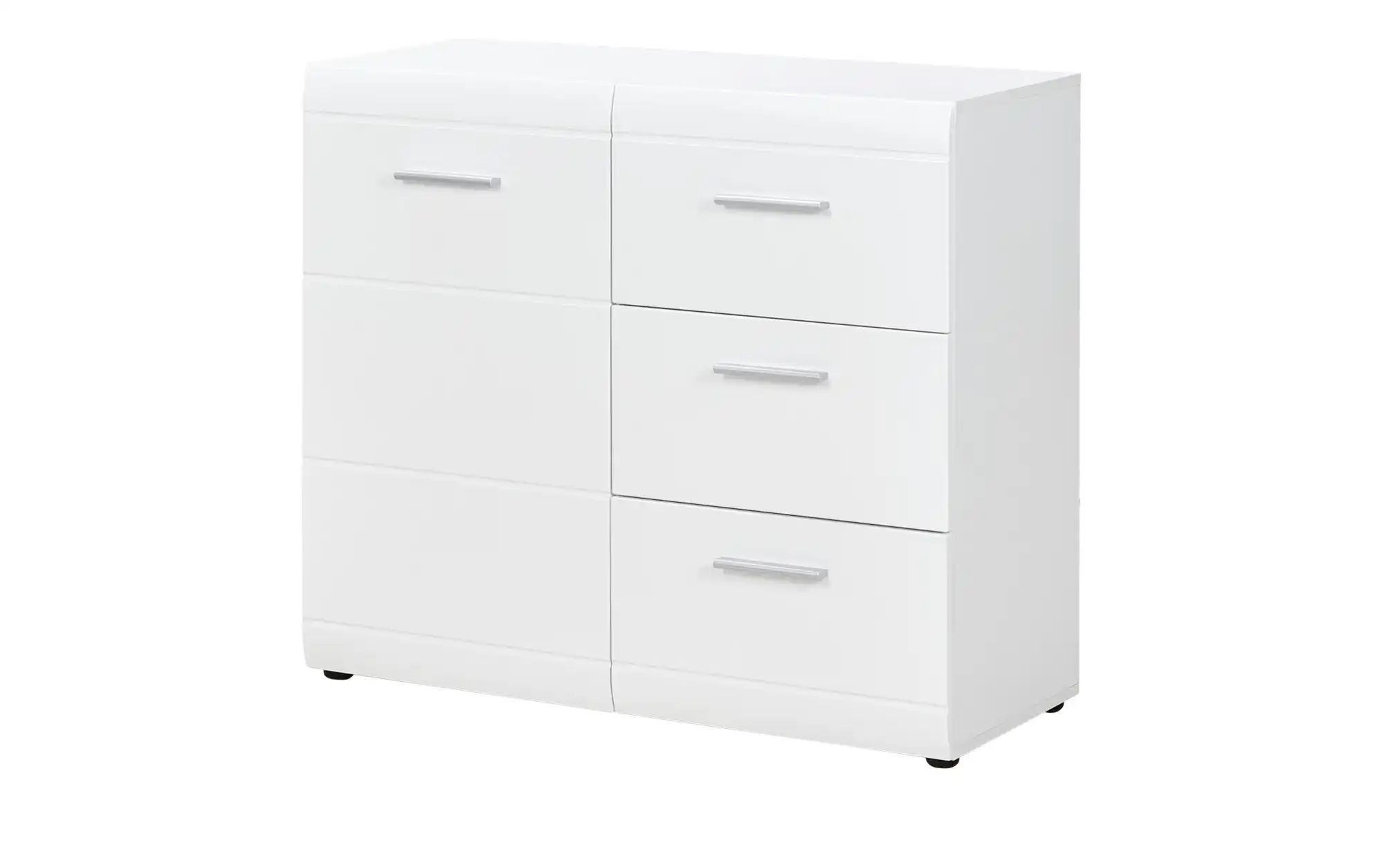 uno Sideboard  Akzent  weiß  Maße (cm): B: 96 H: 86 T: 40.0 | 04005949358102