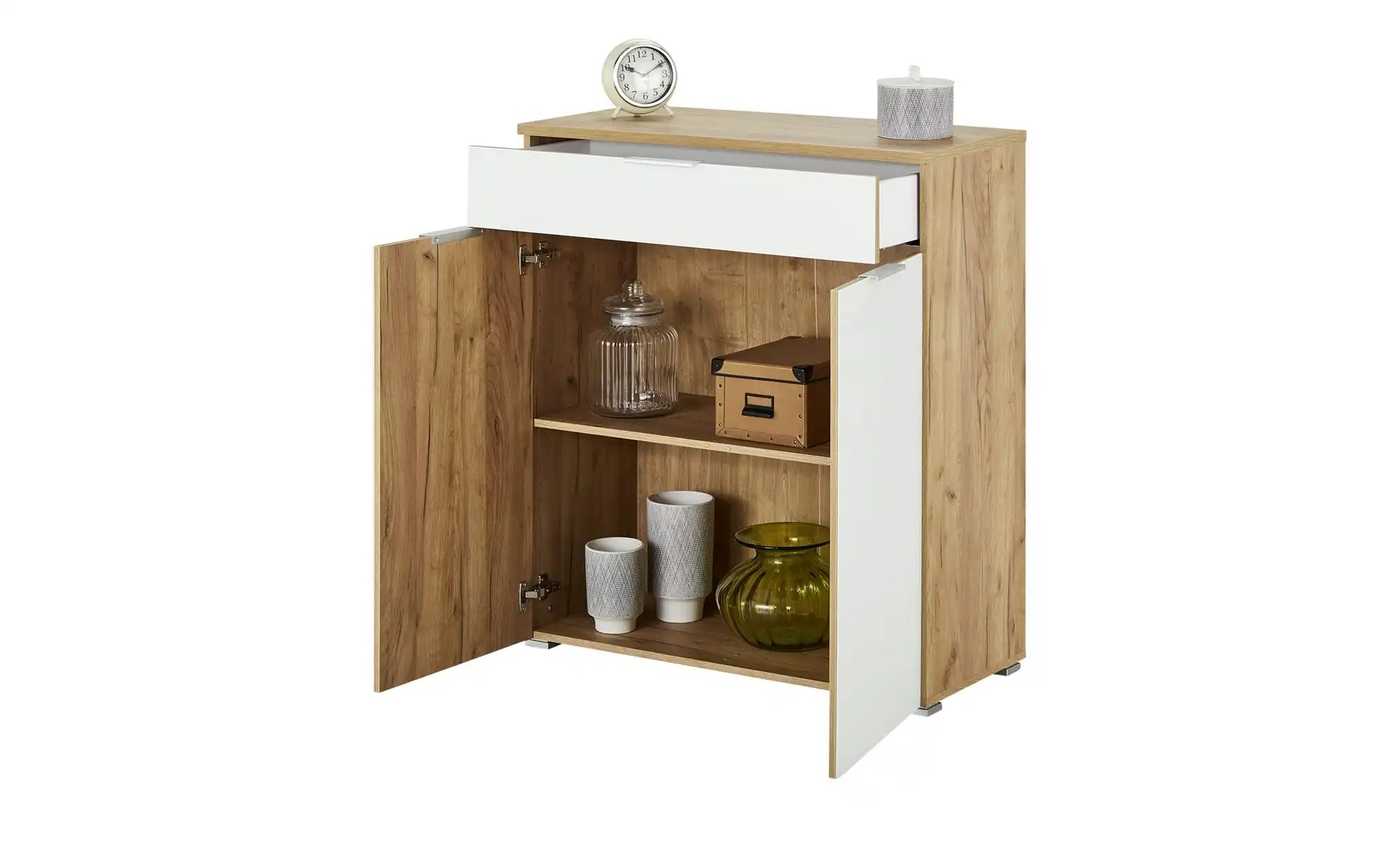 Thumbnail - uno Sideboard Bent ¦ holzfarben ¦ Maße (cm): B: 89 H: 105 T: 40.0 Kommoden & Sideboards > Sideboards - Höffner