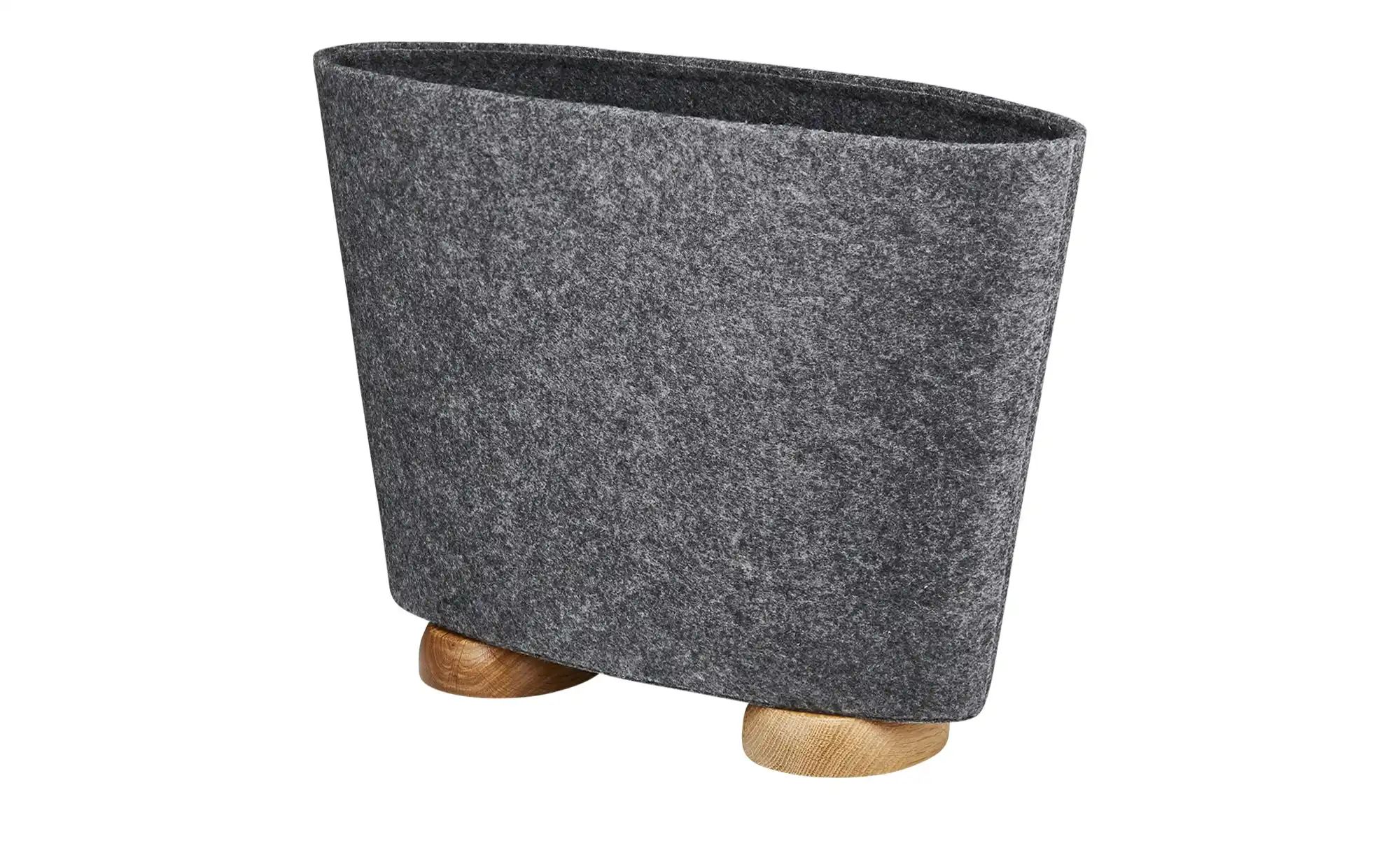 Zeitungsständer  Sammla Gazetta ¦ grau ¦ Filz ¦ Maße (cm): B: 40 H: 28 T: 1 günstig online kaufen