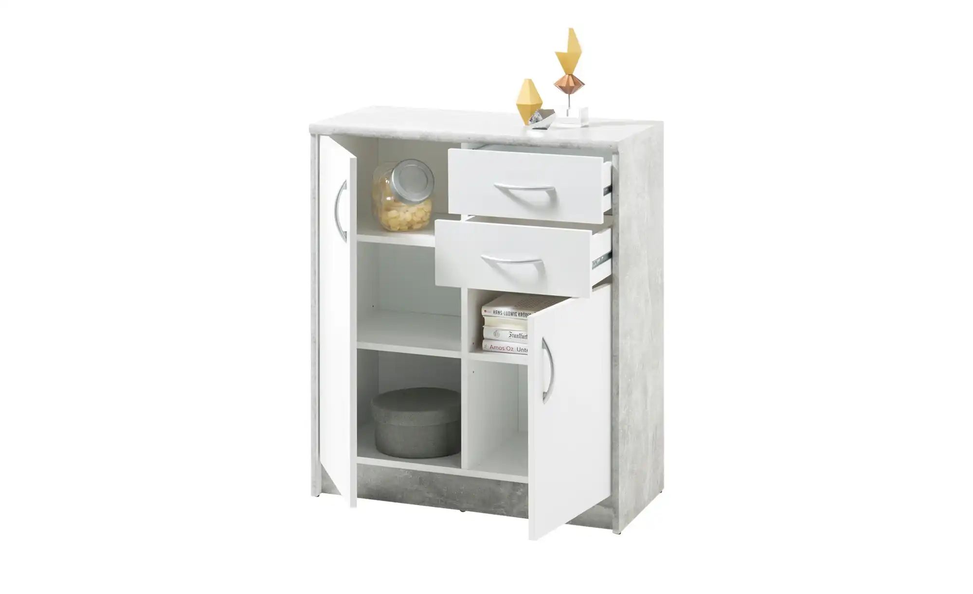 Kommode  Oppeano ¦ grau ¦ Maße (cm): B: 74 H: 86 T: 35 Kommoden & Sideboard günstig online kaufen