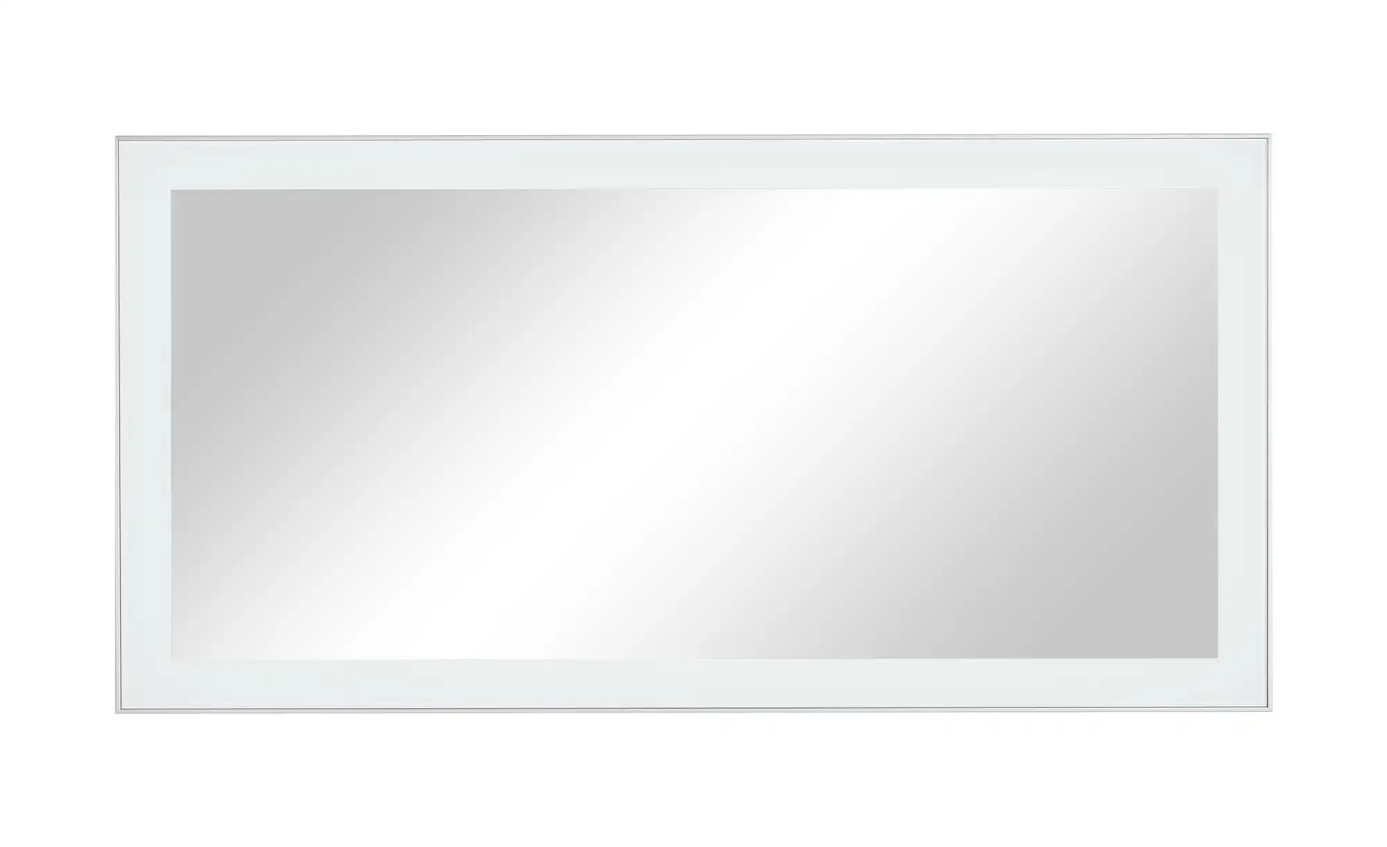Spiegel 120 x 60 cm Duna ¦ weiß ¦ Glas,Aluminium,Holzwerkstoff ¦ Maße (cm): günstig online kaufen