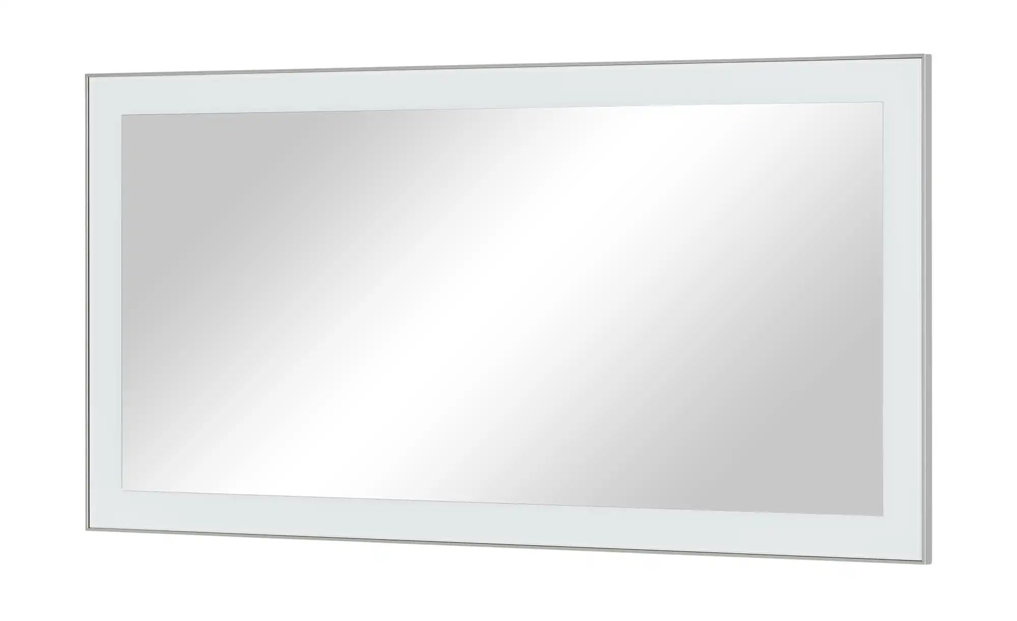 Spiegel 120 x 60 cm Duna ¦ weiß ¦ Glas,Aluminium,Holzwerkstoff ¦ Maße (cm): günstig online kaufen