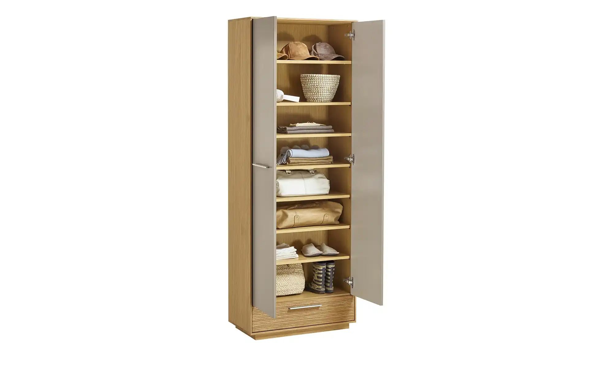 Thumbnail - Dielenschrank  Longo ¦ beige ¦ Maße (cm): B: 72 H: 193 T: 37.0 Schränke > Dielenschränke - Höffner
