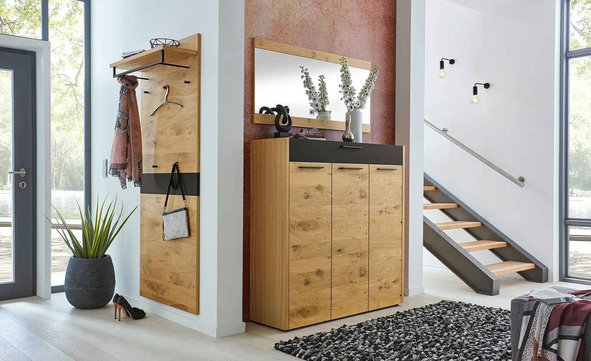 Woodford Spiegel  125 x 59 cm Lina  ¦ holzfarben ¦ Glas,Aluminium,Holzwerks günstig online kaufen