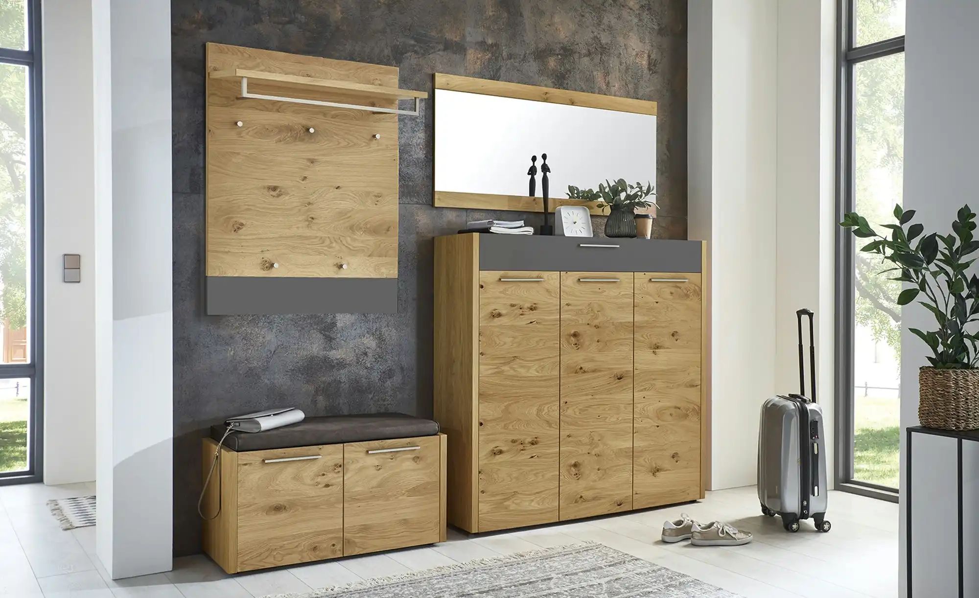 Woodford Garderobenbank  Lina ¦ holzfarben ¦ Maße (cm): B: 86 H: 45 T: 41.0 günstig online kaufen