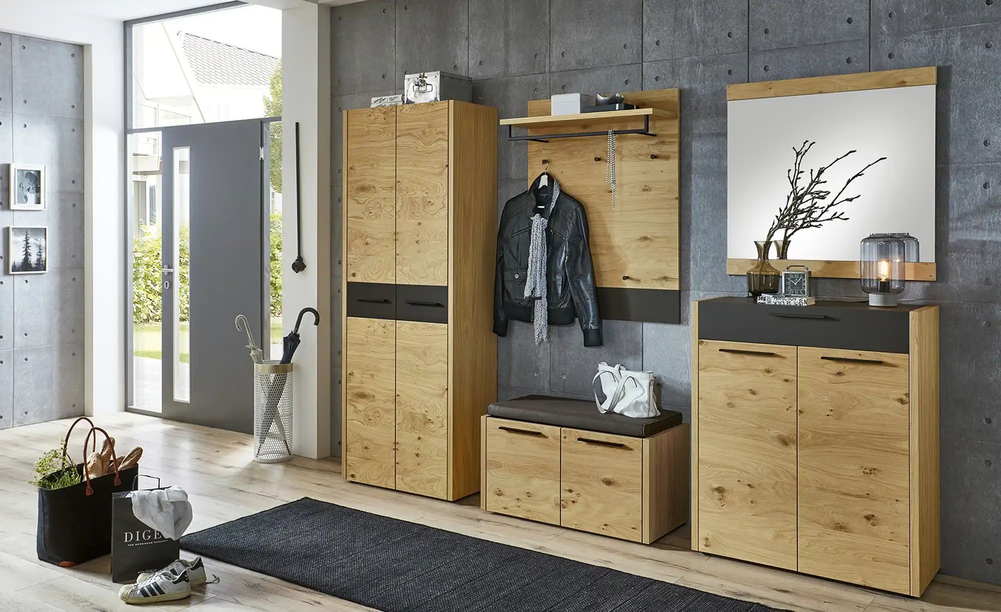 Woodford Garderobenpaneel   Lina  ¦ holzfarben ¦ Holzwerkstoff ¦ Maße (cm): günstig online kaufen