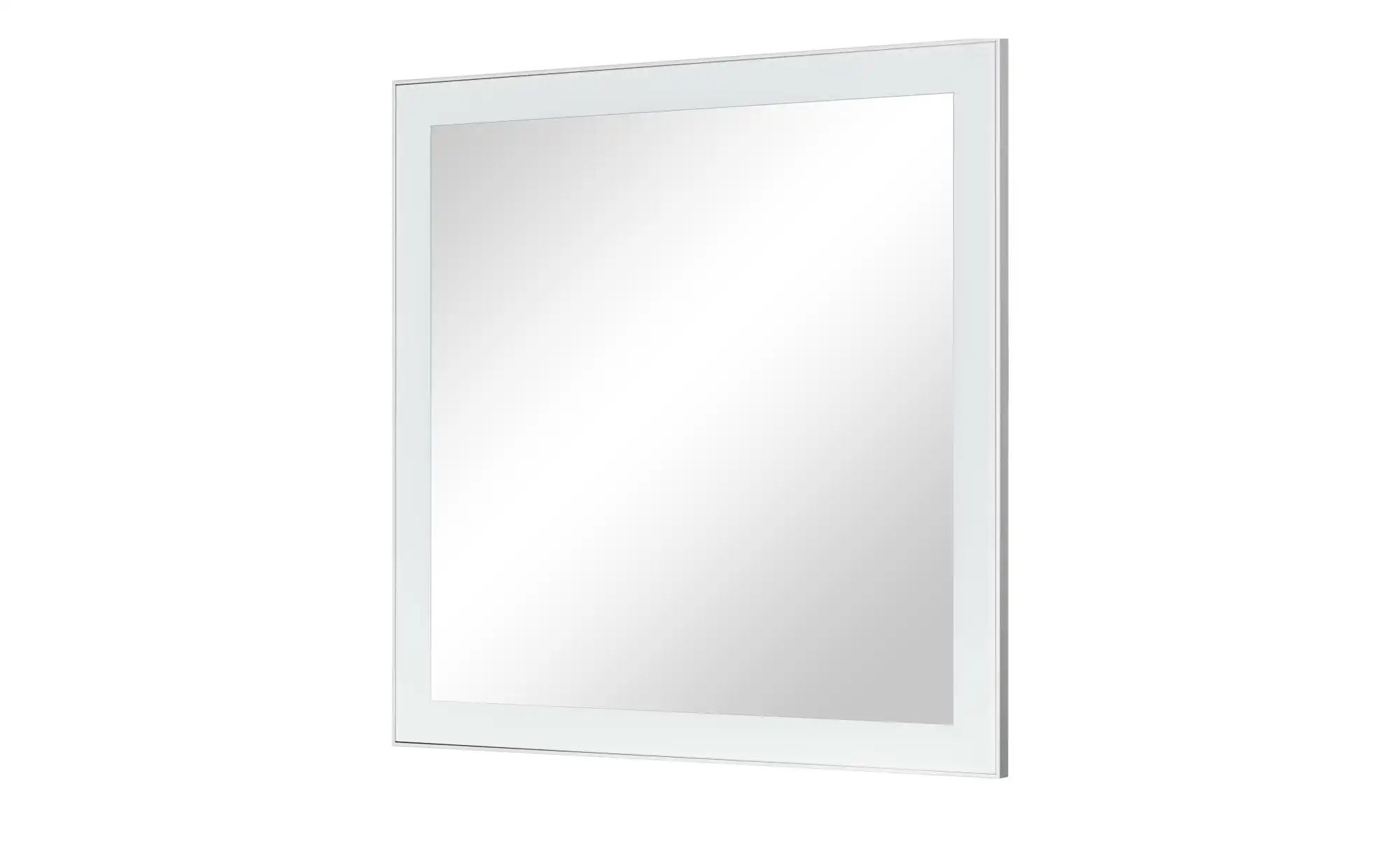Spiegel 80 x 77 cm Duna ¦ weiß ¦ Glas,Aluminium,Holzwerkstoff ¦ Maße (cm): günstig online kaufen
