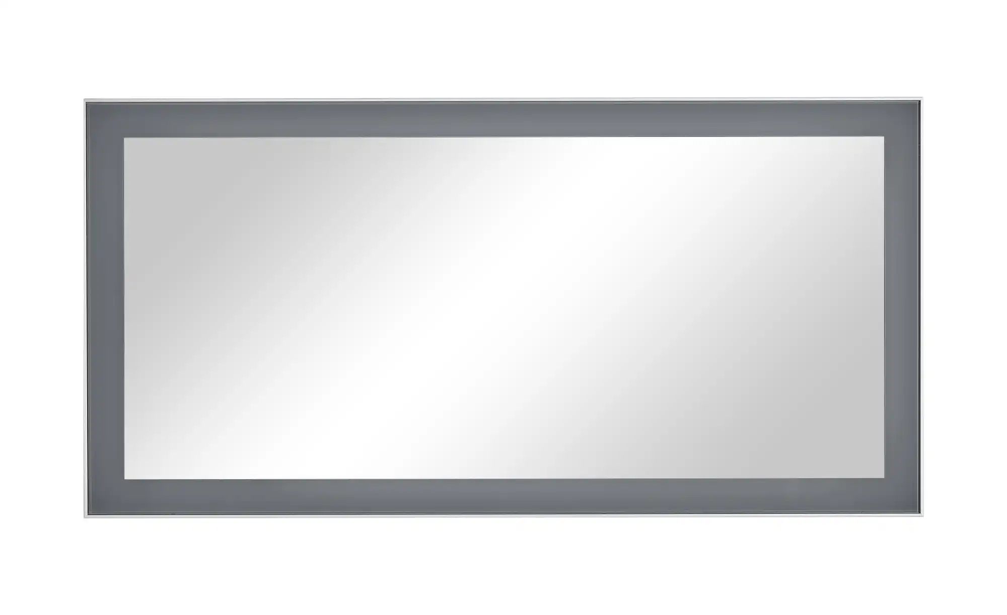 Spiegel 120 x 60 cm Duna ¦ grau ¦ Glas,Aluminium,Holzwerkstoff ¦ Maße (cm): günstig online kaufen