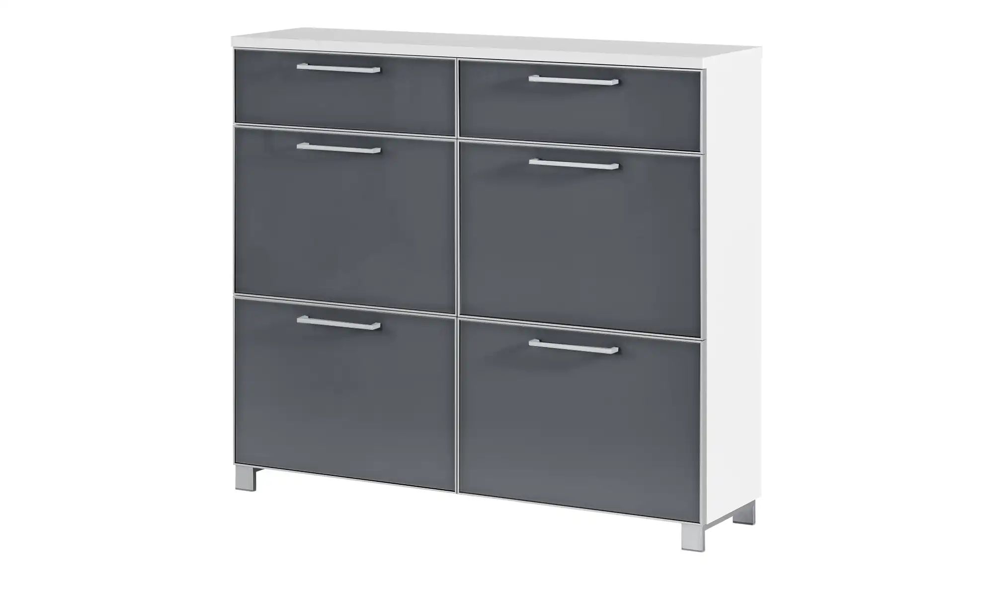 Schuhschrank  Duna ¦ grau ¦ Maße (cm): B: 121 H: 108 T: 31.0 Garderoben & K günstig online kaufen