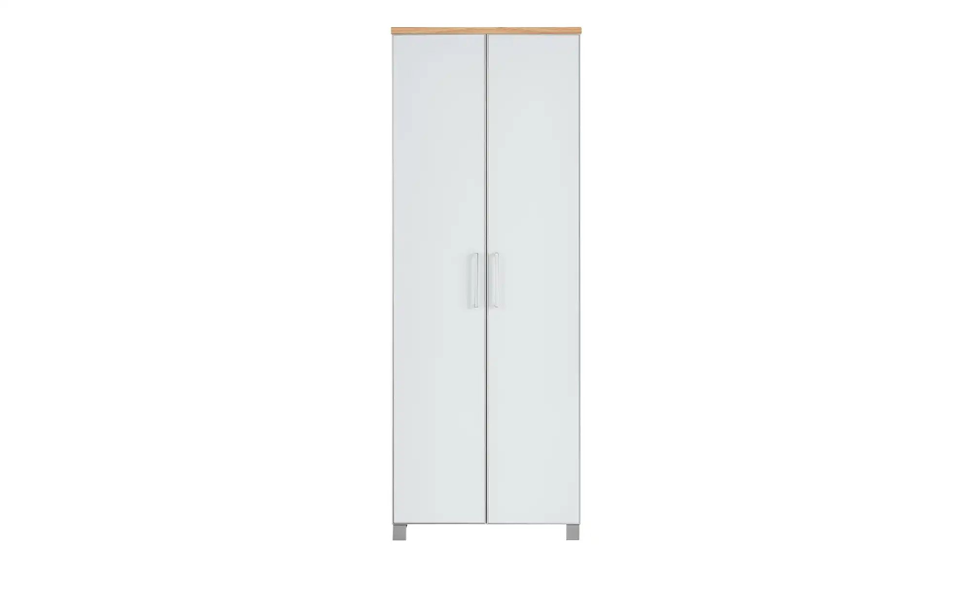 Dielenschrank  Duna ¦ weiß ¦ Maße (cm): B: 71 H: 193 T: 37.0 Schränke > Die günstig online kaufen