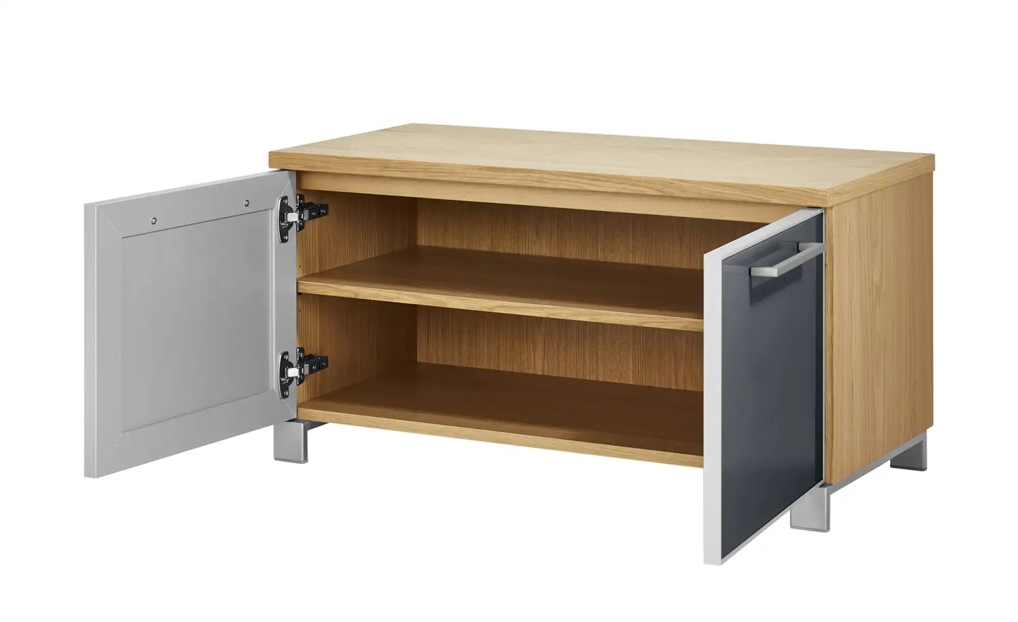 Thumbnail - Garderobenbank  Duna ¦ grau ¦ Maße (cm): B: 84 H: 45 T: 40.0 Bänke > Einzelbänke - Höffner