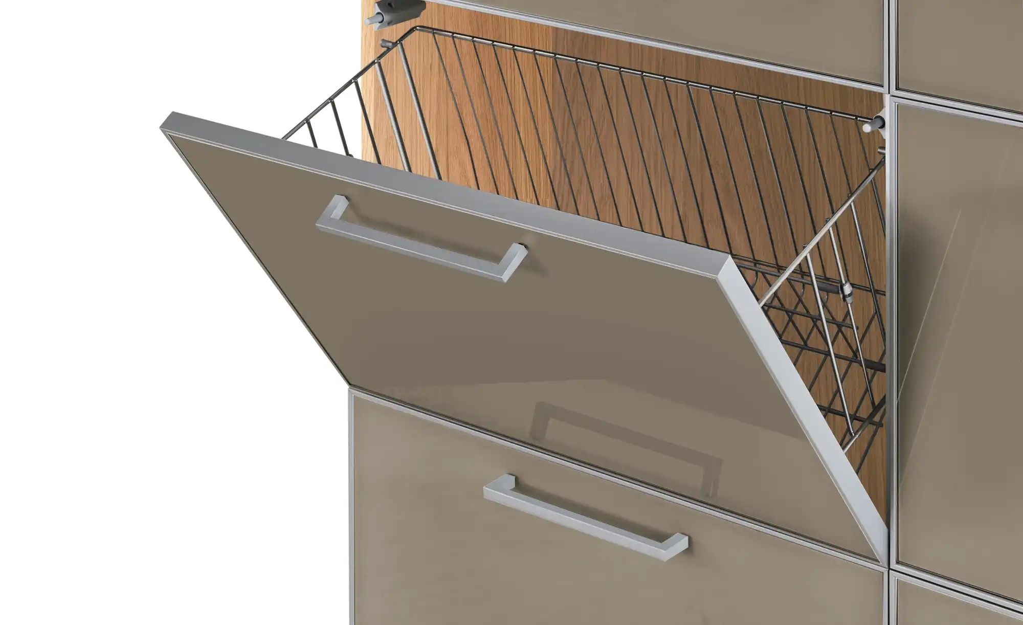 Thumbnail - Schuhschrank  Duna ¦ beige ¦ Maße (cm): B: 121 H: 108 T: 31.0 Garderoben & Kleiderstangen > Garderoben Schuhschränke - H...