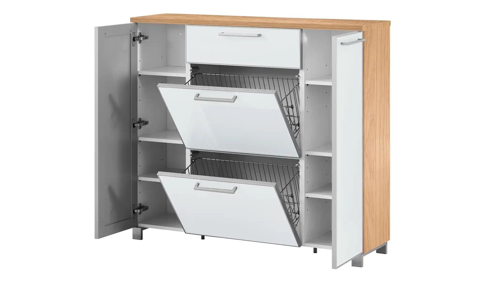 Schuhschrank  Duna ¦ weiß ¦ Maße (cm): B: 121 H: 108 T: 31.0 Garderoben & K günstig online kaufen