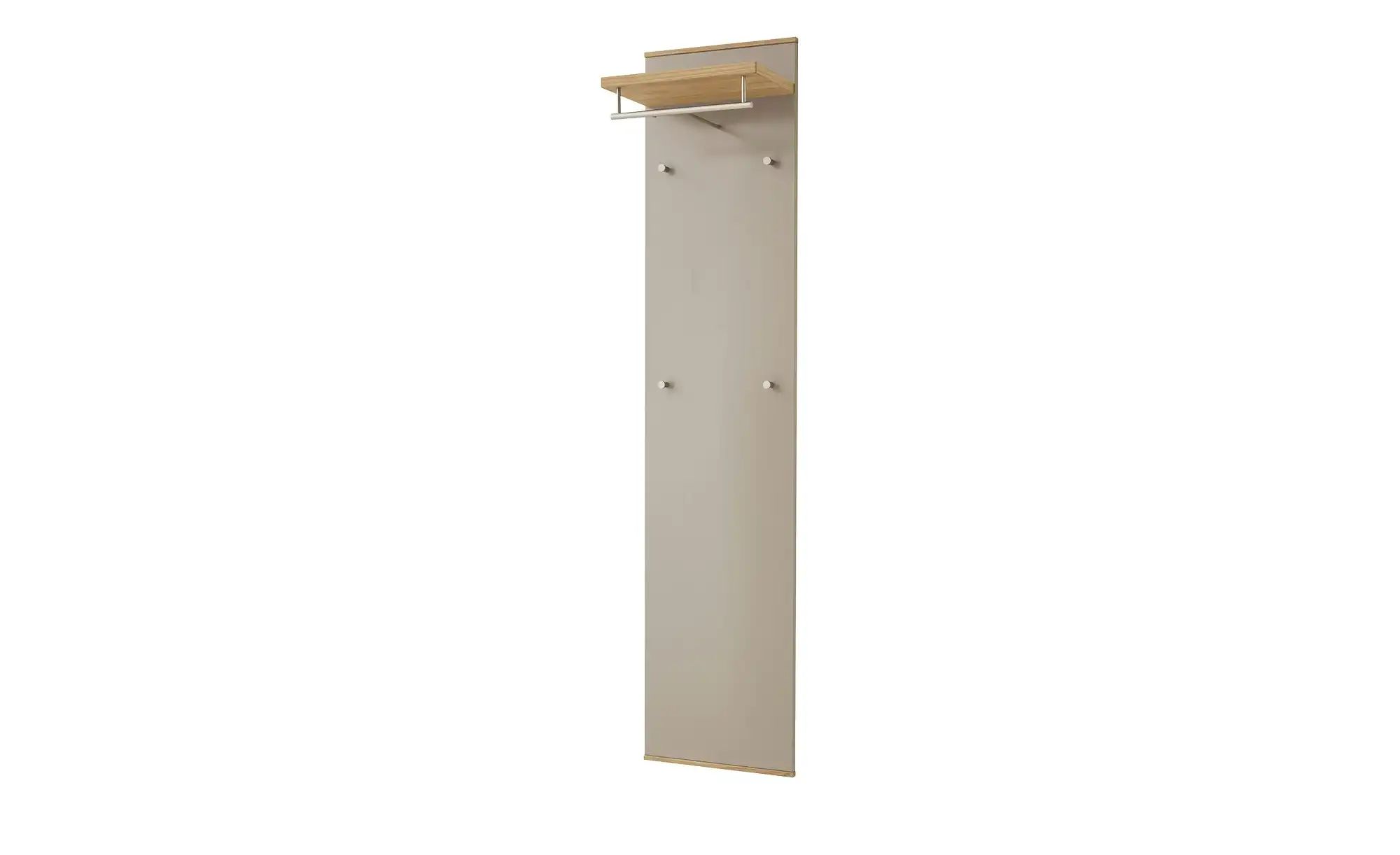 Garderobenpaneel  Longo ¦ beige ¦ Holzwerkstoff, Hartholz ¦ Maße (cm): B: 4 günstig online kaufen