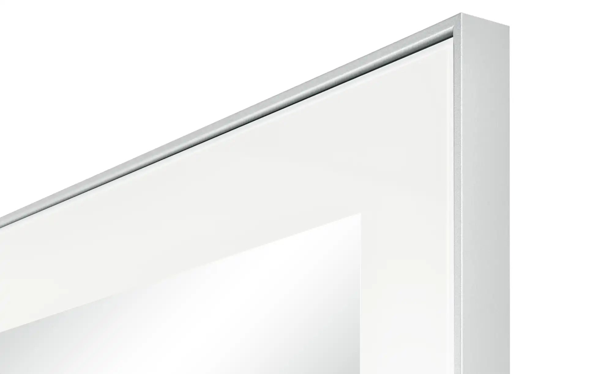 Spiegel 120 x 77 cm Duna ¦ weiß ¦ Glas,Aluminium,Holzwerkstoff ¦ Maße (cm): günstig online kaufen
