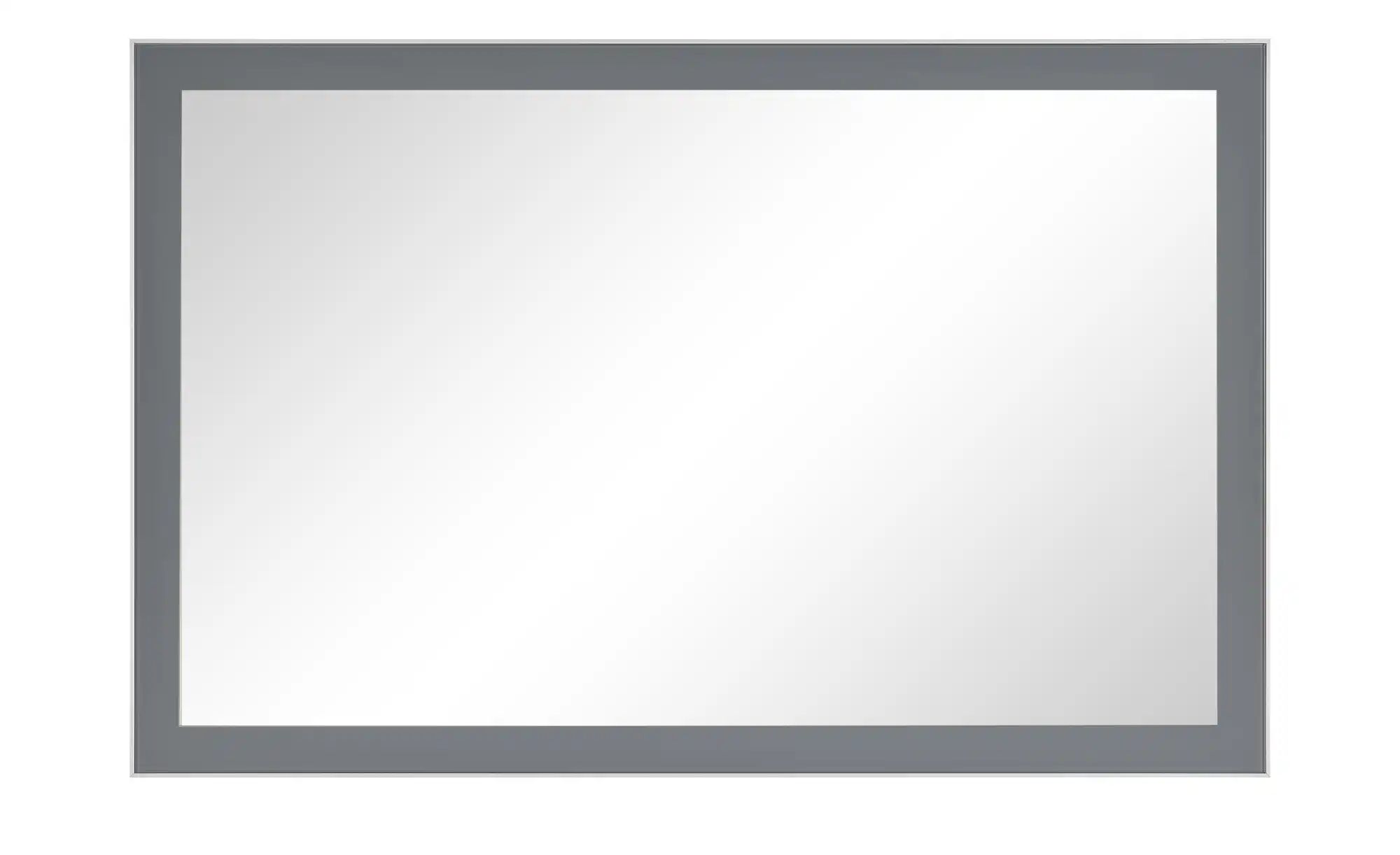 Spiegel 120 x 77 cm Duna ¦ grau ¦ Glas,Aluminium,Holzwerkstoff ¦ Maße (cm): günstig online kaufen