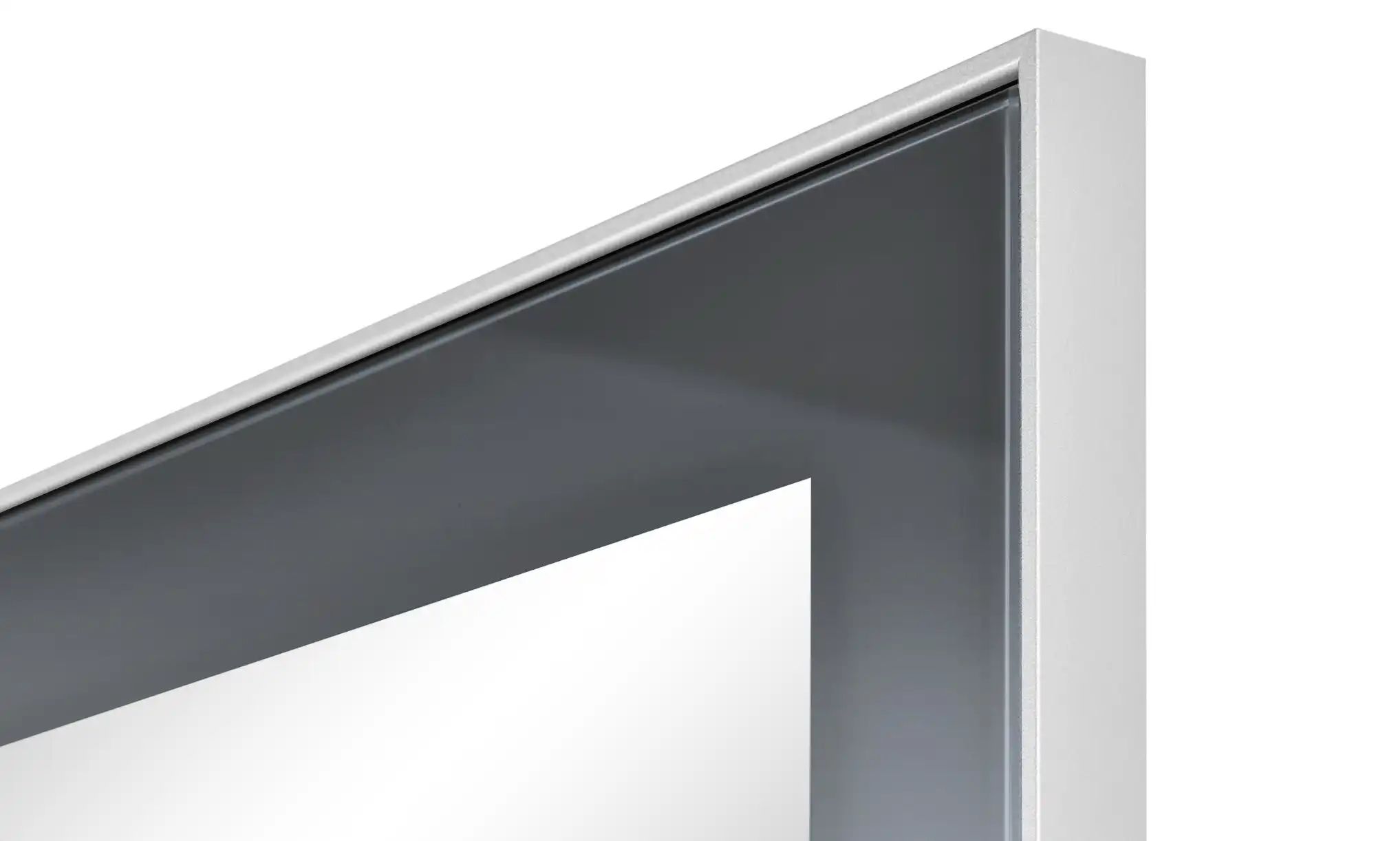 Thumbnail - Spiegel 120 x 77 cm Duna ¦ grau ¦ Glas,Aluminium,Holzwerkstoff ¦ Maße (cm): B: 120 H: 77 T: 3.0 Garderoben & Kleiderstan...