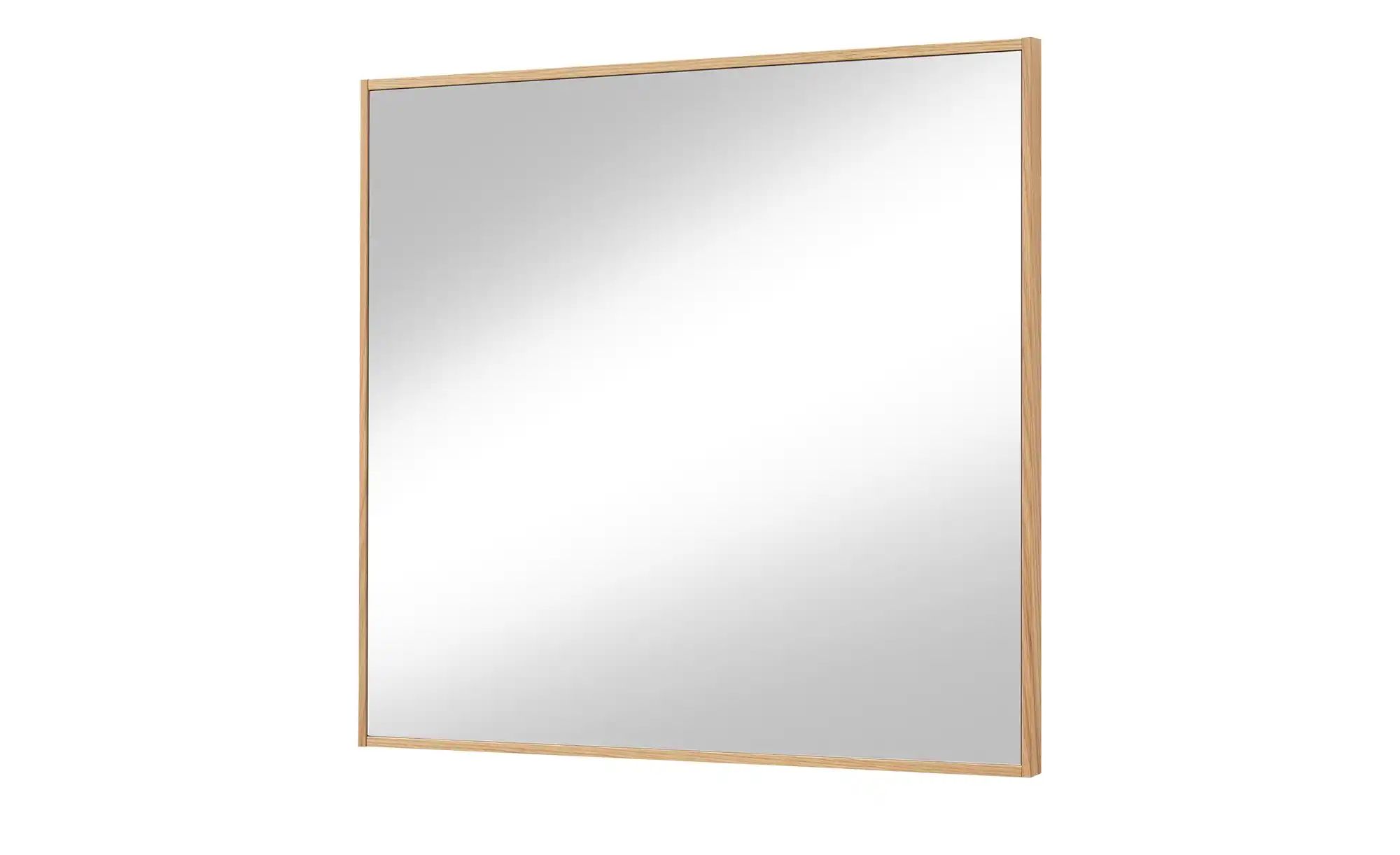 Spiegel 84 x 82 cm Tiba ¦ holzfarben ¦ Glas,Aluminium,Holz ¦ Maße (cm): B: günstig online kaufen