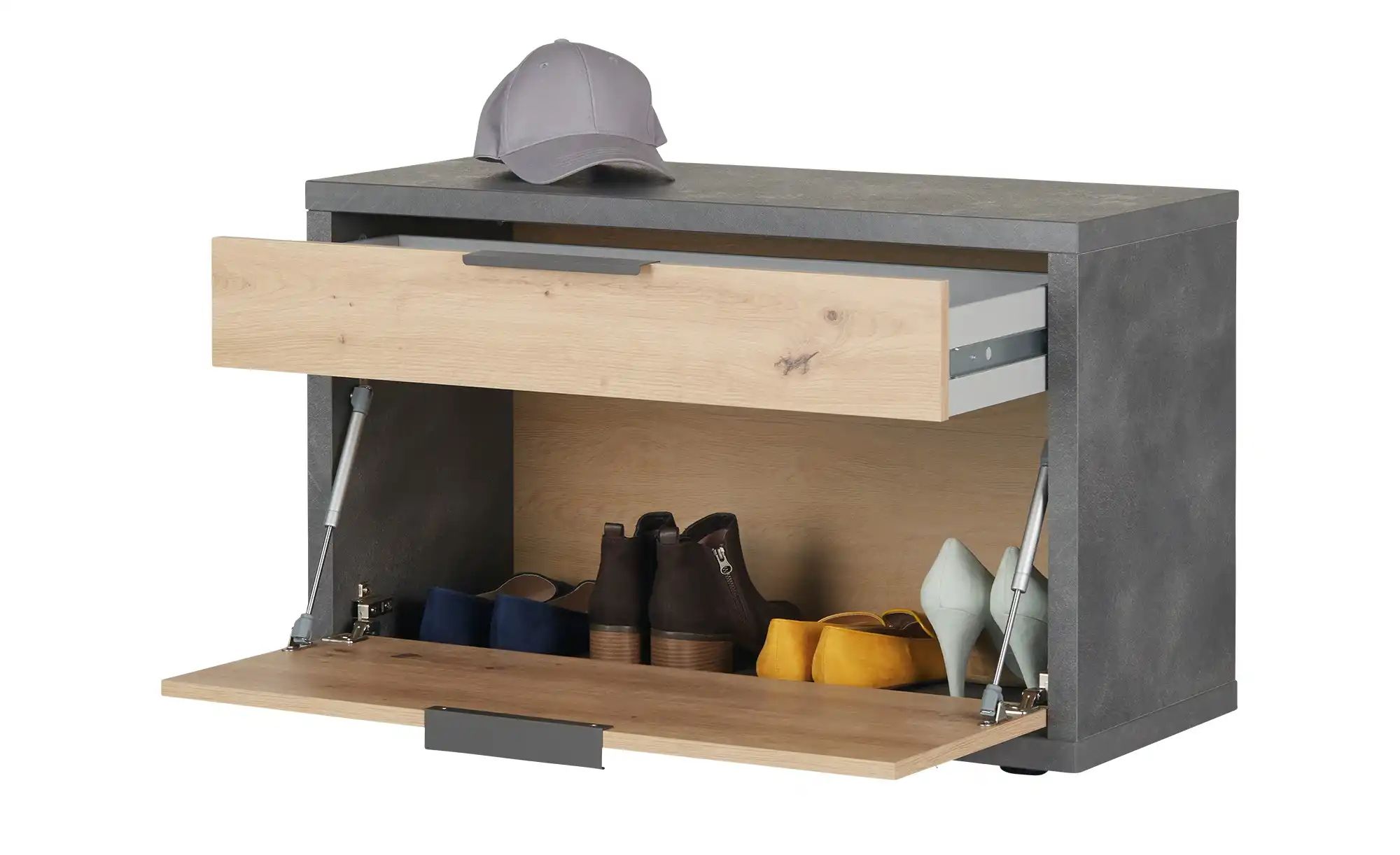 Garderobenbank  Volano ¦ holzfarben ¦ Maße (cm): B: 85 H: 52,5 T: 35.5 Bänk günstig online kaufen
