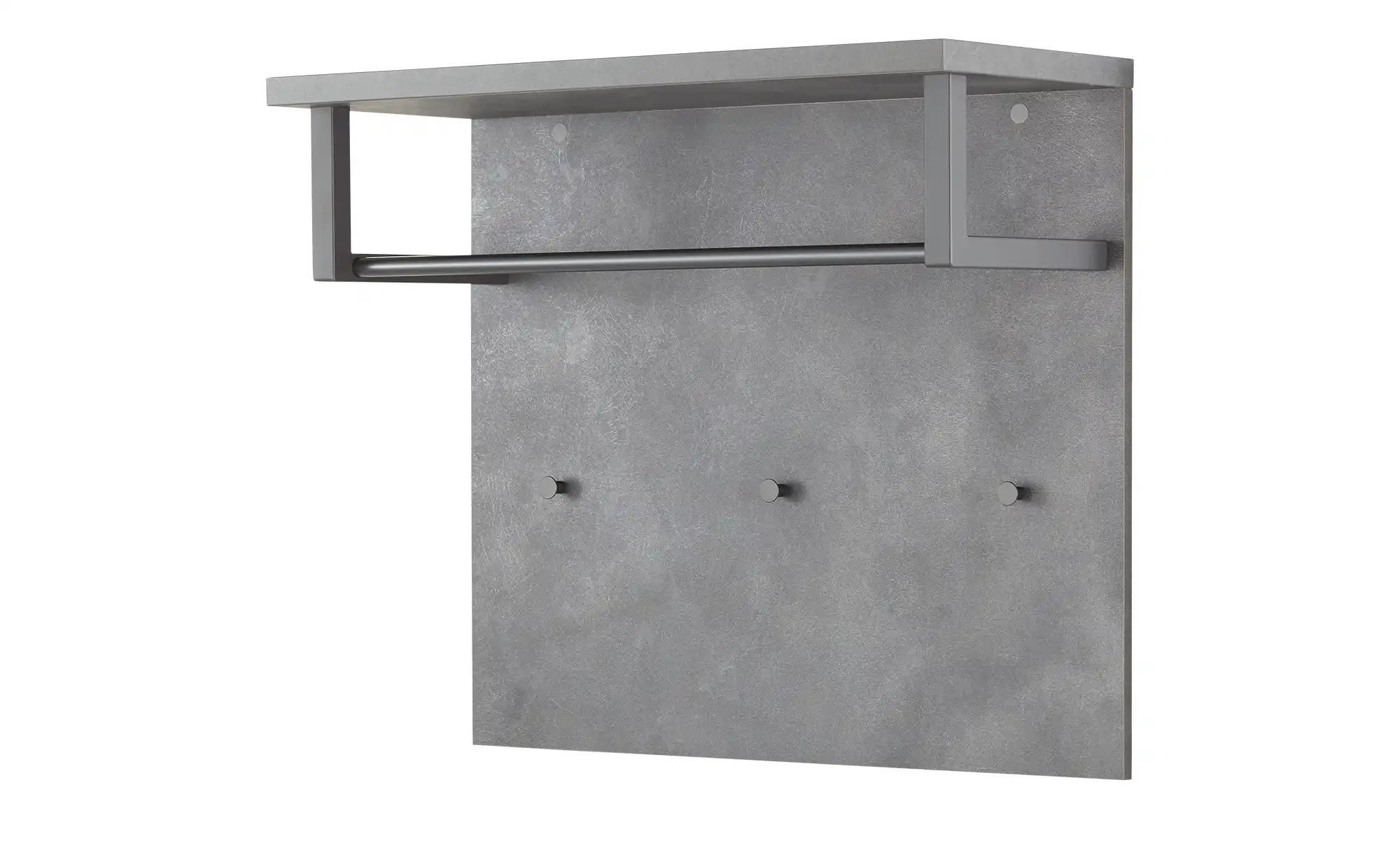 Garderobenpaneel  Volano ¦ grau ¦ Holzwerkstoff foliert ¦ Maße (cm): B: 82, günstig online kaufen