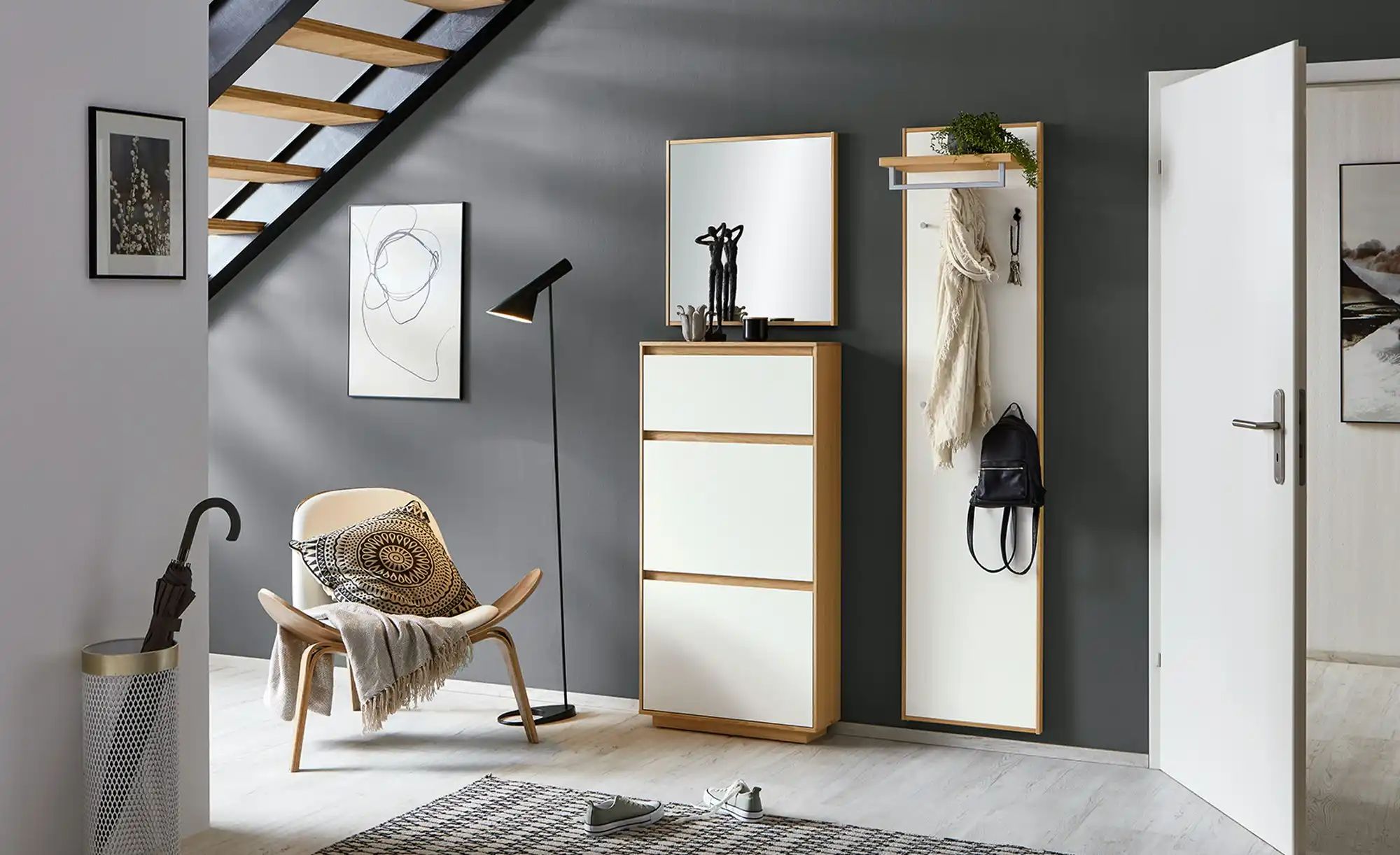 Spiegel 60 x 62 cm Tiba ¦ holzfarben ¦ Glas,Aluminium,Holz ¦ Maße (cm): B: günstig online kaufen