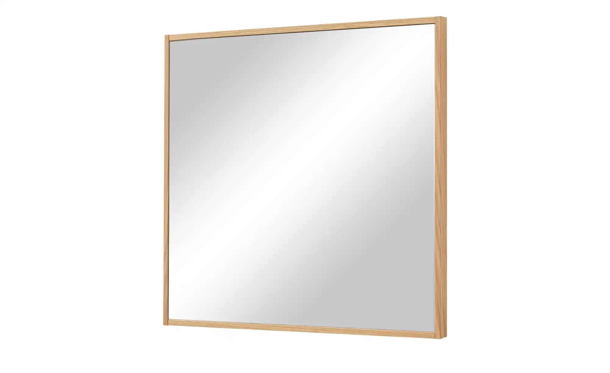 Spiegel 60 x 62 cm Tiba ¦ holzfarben ¦ Glas,Aluminium,Holz ¦ Maße (cm): B: günstig online kaufen