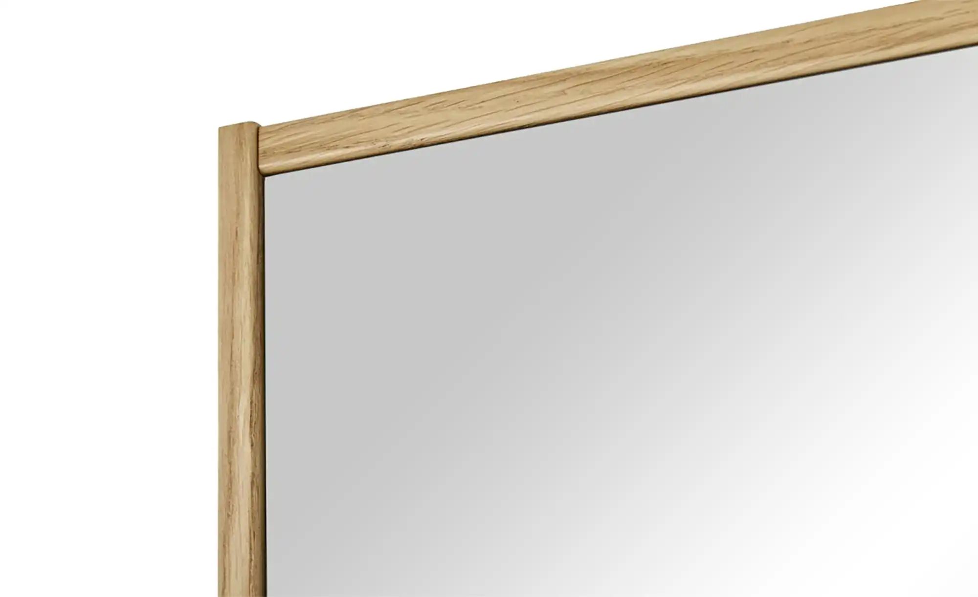 Spiegel 119 x 62 cm Tiba ¦ holzfarben ¦ Glas,Aluminium,Holz ¦ Maße (cm): B: günstig online kaufen