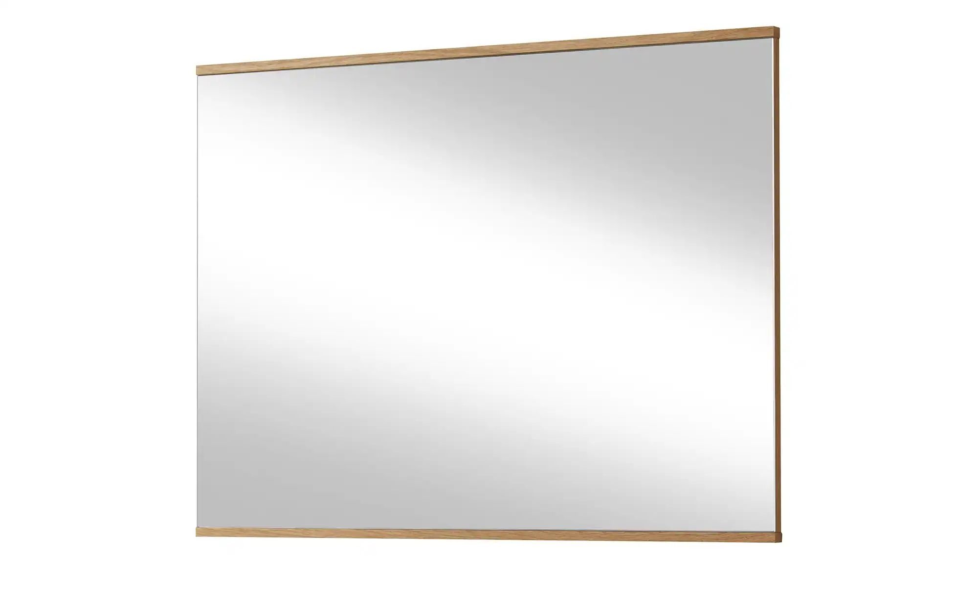 Spiegel 82 x 61 cm Longo ¦ holzfarben ¦ Glas,Aluminium,Holz ¦ Maße (cm): B: günstig online kaufen