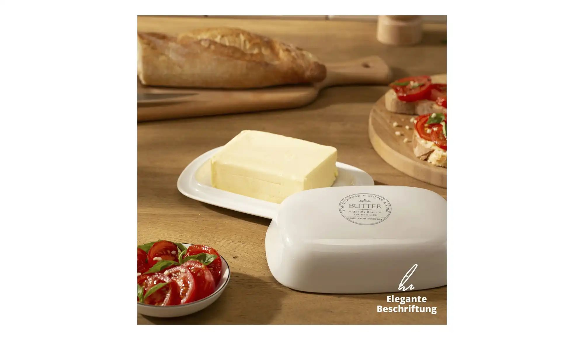 Thumbnail - KHG Butterdose ¦ weiß ¦ Maße (cm): B: 12,7 H: 5,5 Geschirr > Einzelgeschirrteile - Höffner