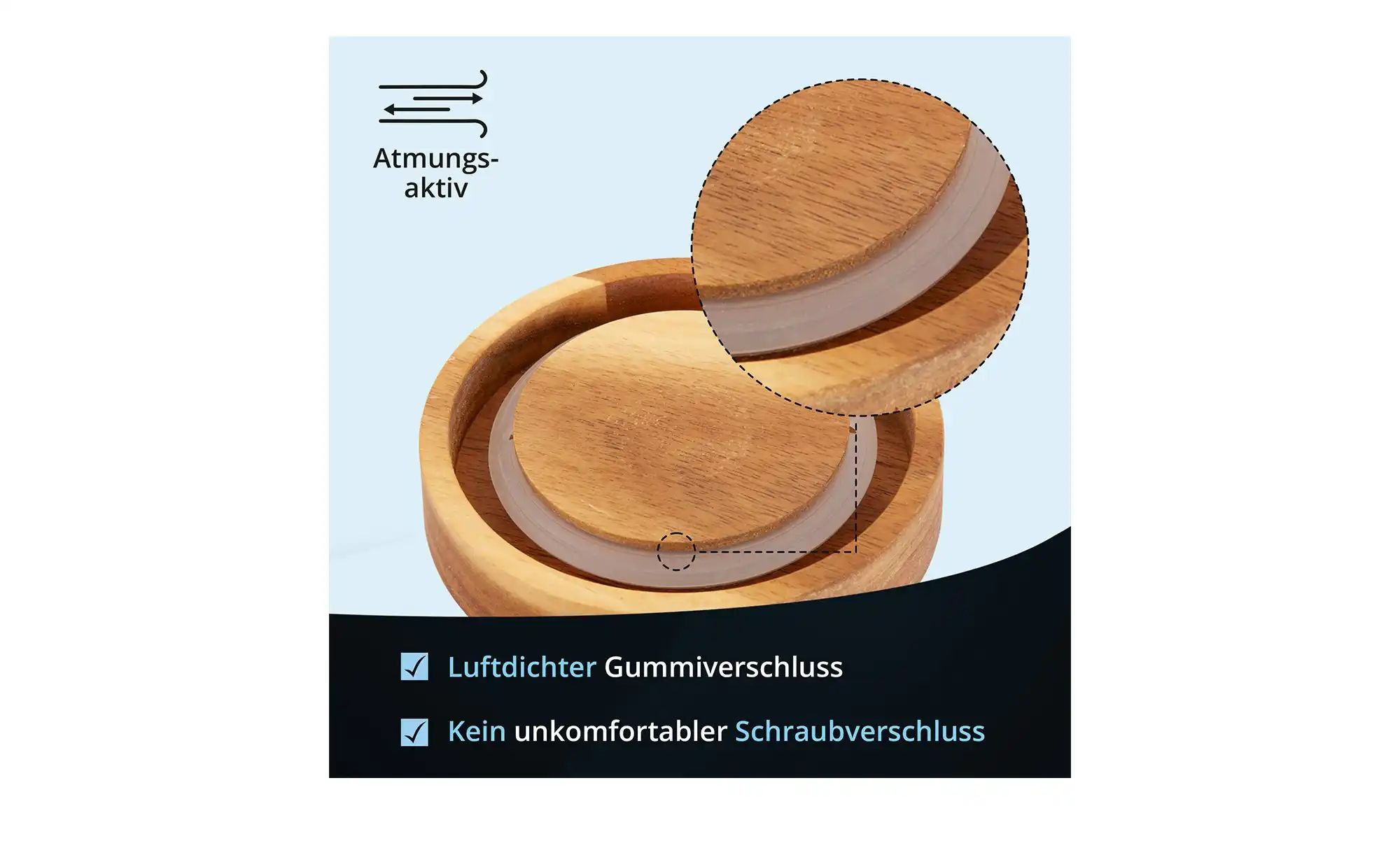 Thumbnail - KHG Aufbewahrungsdose Tee ¦ grau ¦ Maße (cm): H: 16 Ø: 10 Küchenzubehör & Helfer > Küchenhelfer - Höffner