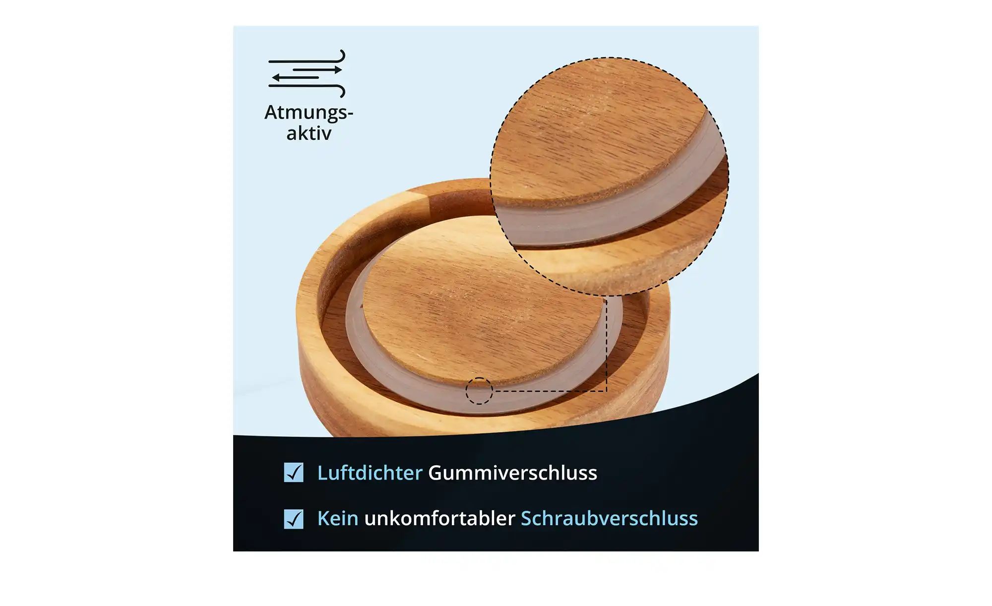 Thumbnail - KHG Aufbewahrungsdose  Kaffee ¦ grau ¦ Maße (cm): H: 16  Ø: 11.5 Küchenzubehör & Helfer > Küchenhelfer - Höffner