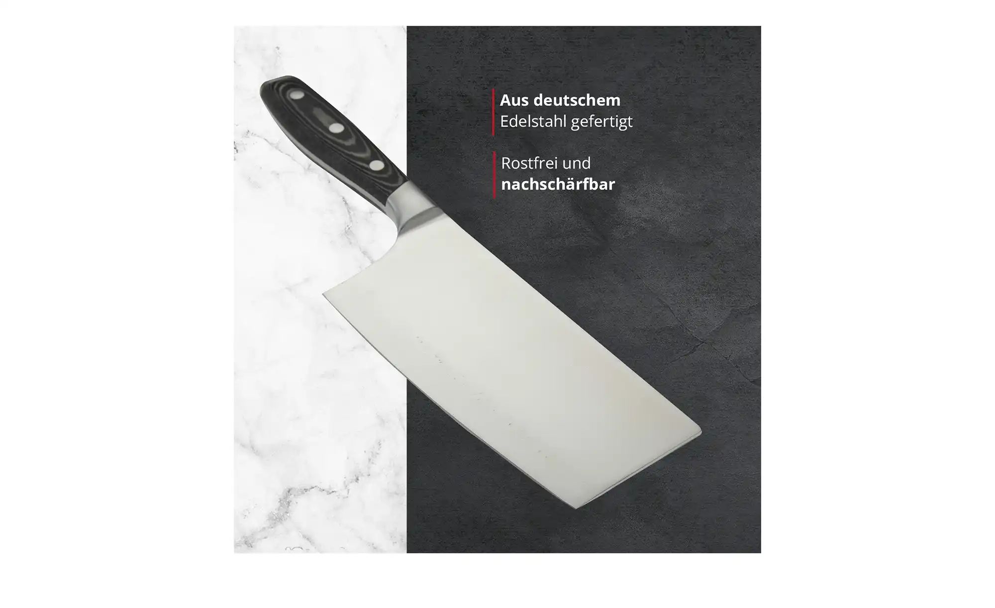 Thumbnail - Meisterkoch Hackmesser 17 5 cm  PRIMUS ¦ silber Besteck > Küchenmesser > Küchenmesser einzeln - Höffner