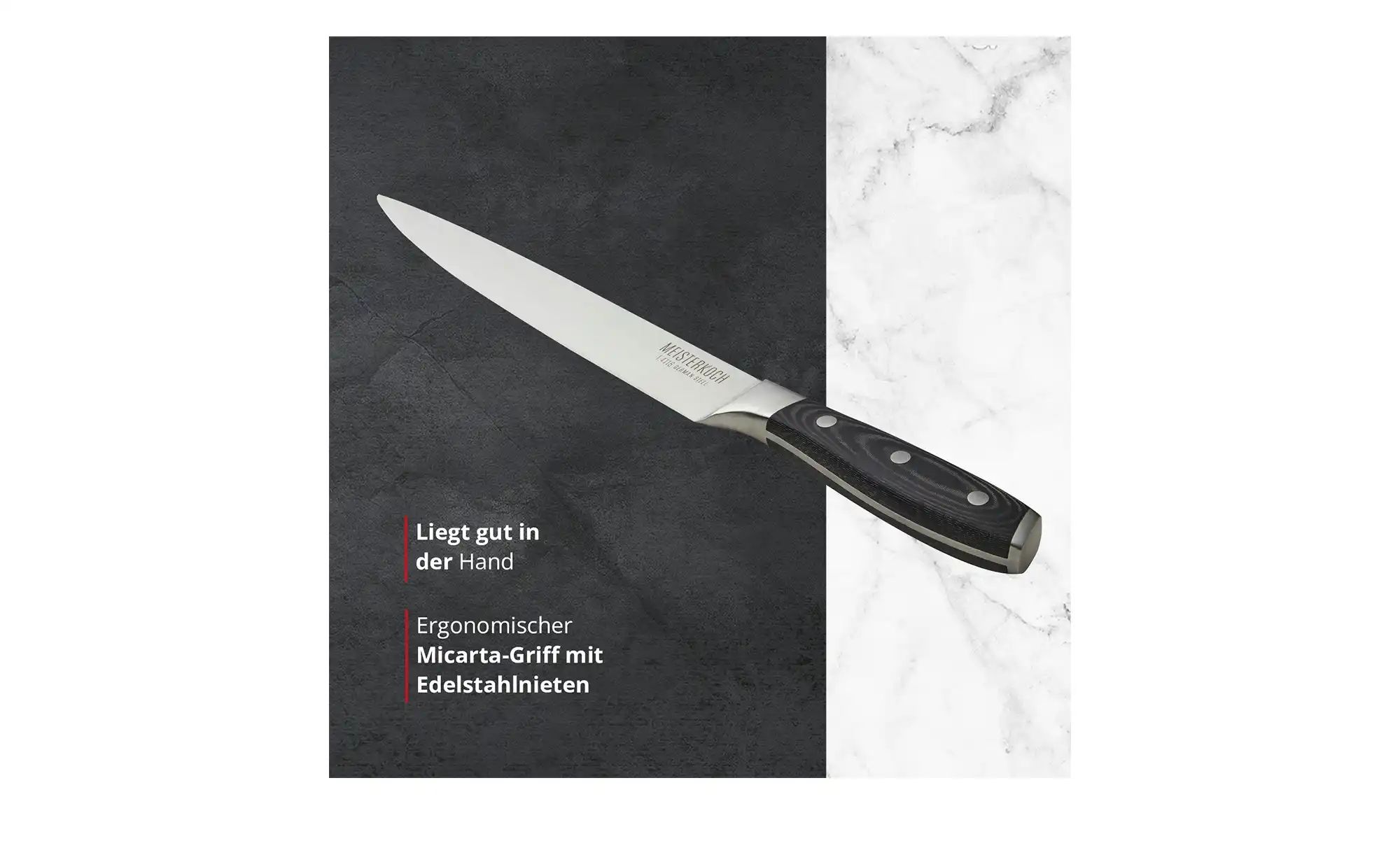 Meisterkoch Fleischmesser 20 cm  PRIMUS ¦ silber Besteck > Küchenmesser > K günstig online kaufen