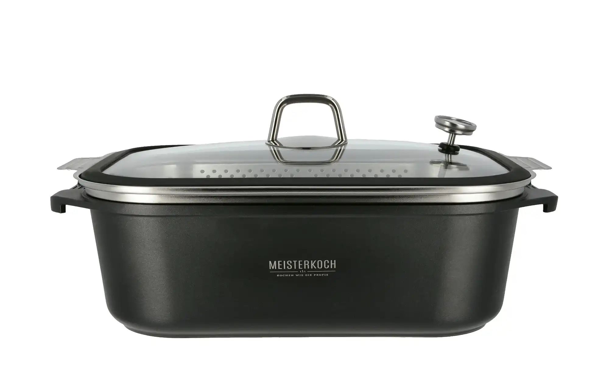 Meisterkoch Aluguss-Bräter  3-teilig  GUSTUS ¦ schwarz ¦ Aluminium-Guss,Ede günstig online kaufen