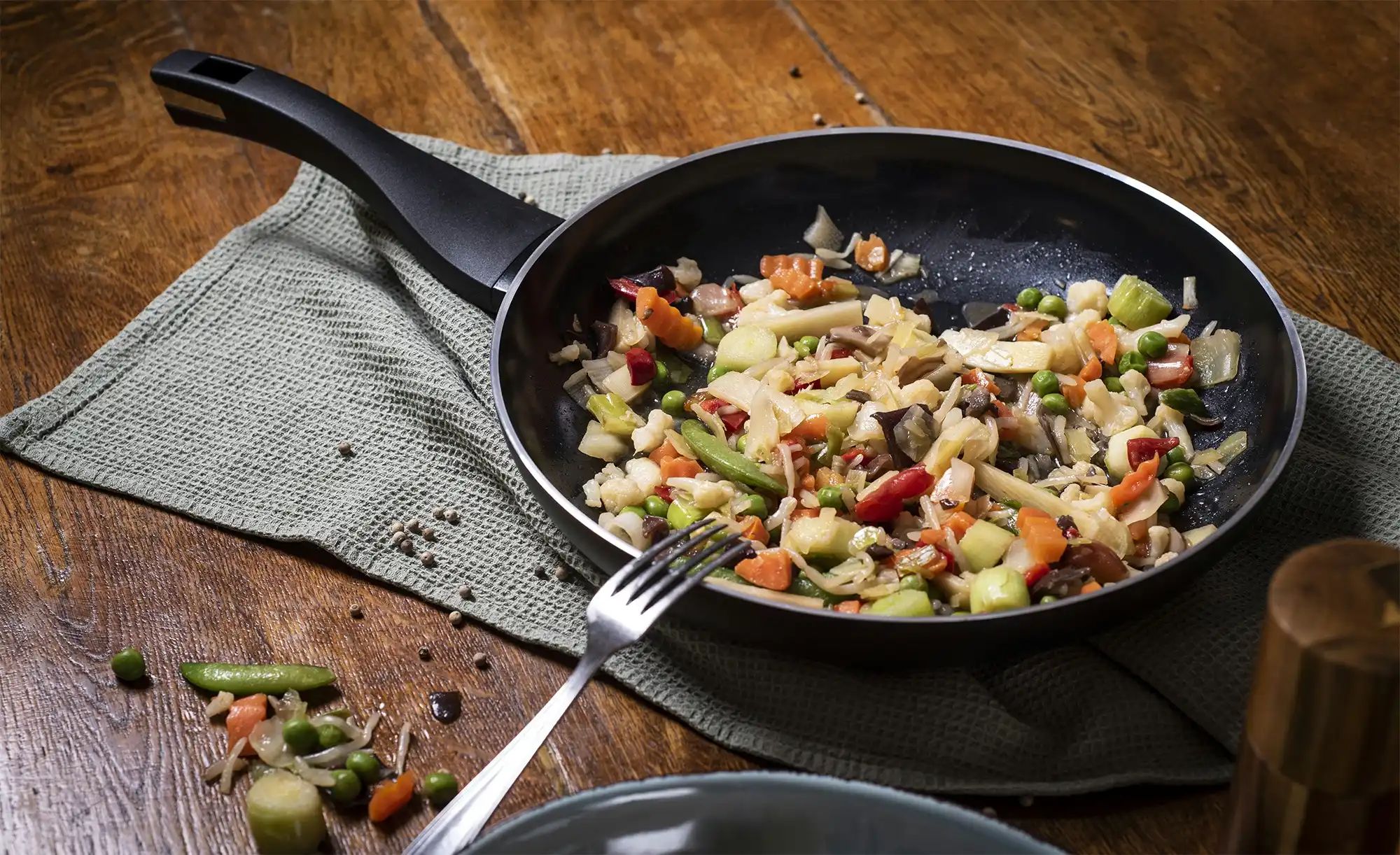 Berndes Bratpfanne 24 cm  b. green ¦ schwarz ¦ Aluminium,Kunststoff Ø: 24 T günstig online kaufen