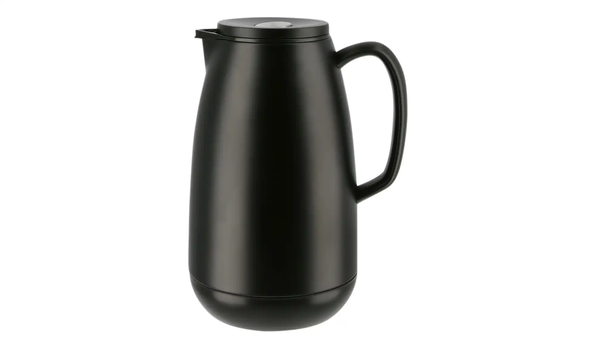KHG Isolierkanne 1 L ¦ schwarz ¦ Kunststoff, Silikon, Glas , Edelstahl Kaffee & Tee > Kaffee- & Isolierkannen - Höffner