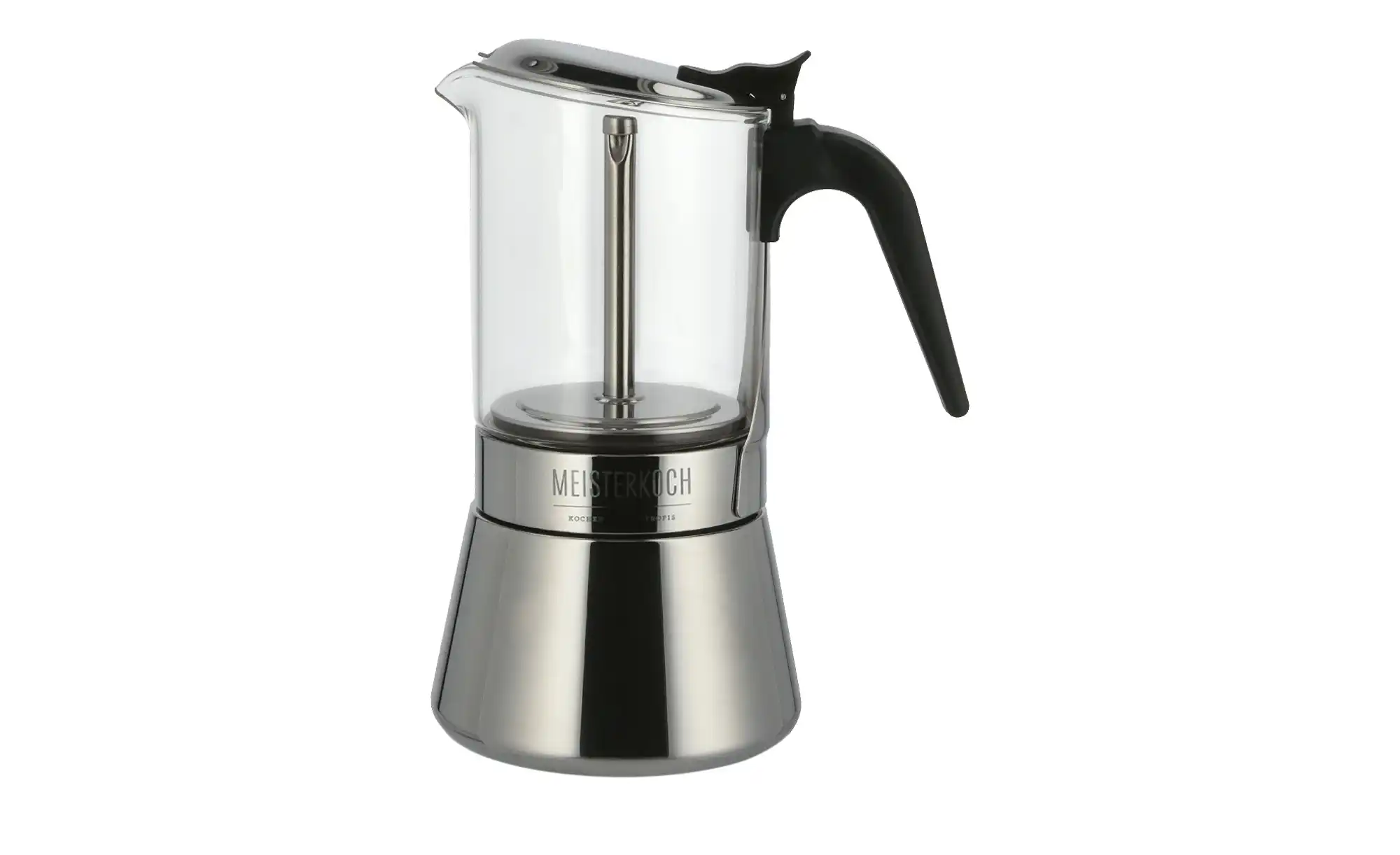 Meisterkoch Espressokocher  CENA ¦ silber ¦ Glas , Edelstahl Ø: 16 Kaffee & Tee > Kaffeezubehör - Höffner