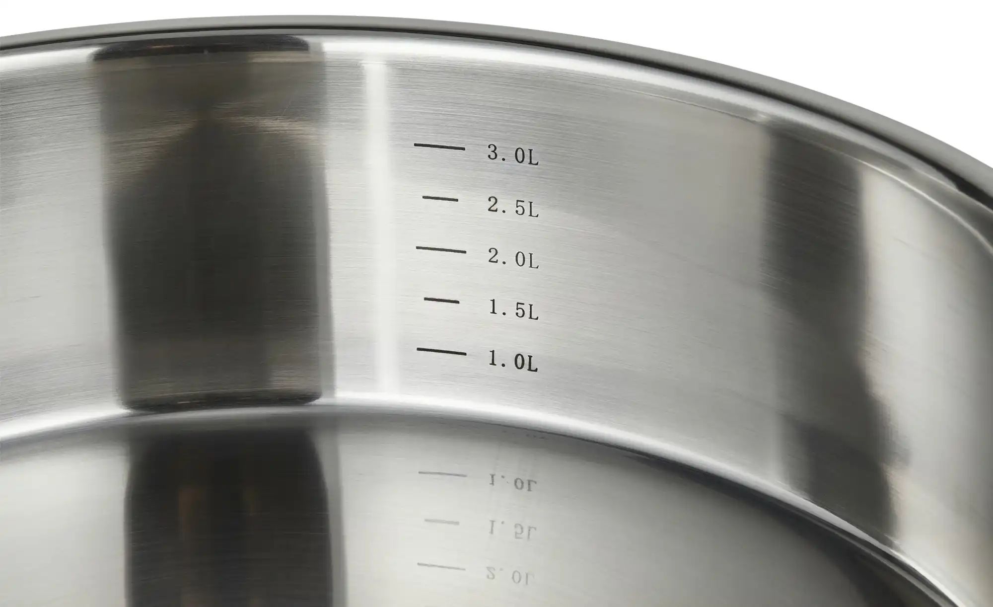 KHG Servierpfanne  LUNA ¦ silber ¦ Edelstahl ¦ Maße (cm): H: 8  Ø: 28 Töpfe günstig online kaufen