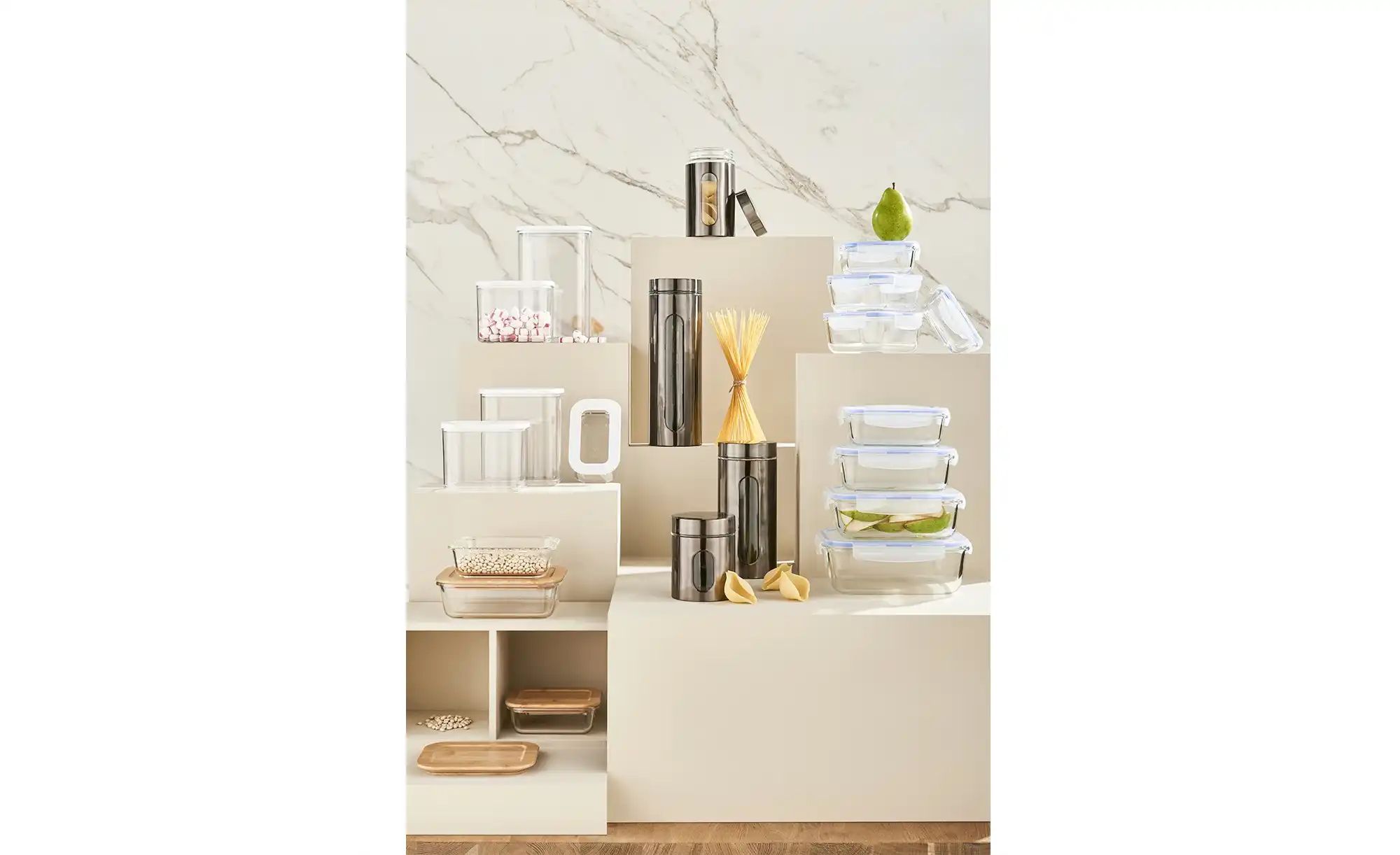 KHG Aufbewahrungsdose 1000 ml rechteckig   ¦ transparent/klar ¦ Maße (cm): günstig online kaufen