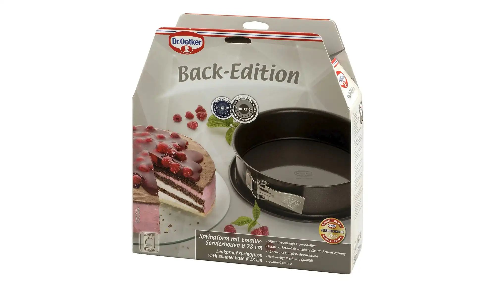 Dr. Oetker Springform  Back-Edition ¦ grau ¦ Stahlblech ¦ Maße (cm): H: 8 günstig online kaufen