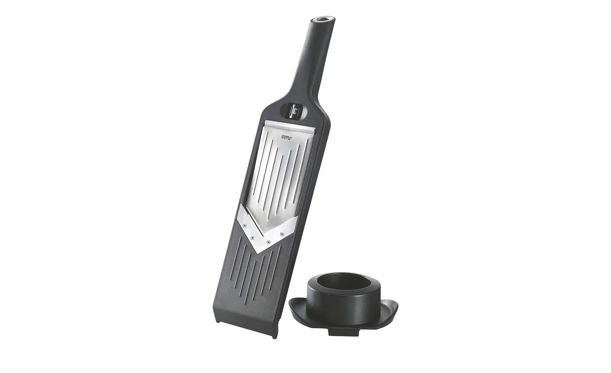 Gefu V-Hobel   Violi ¦ schwarz ¦ Silikon,Kunststoff ¦ Maße (cm): B: 7,9 H: günstig online kaufen