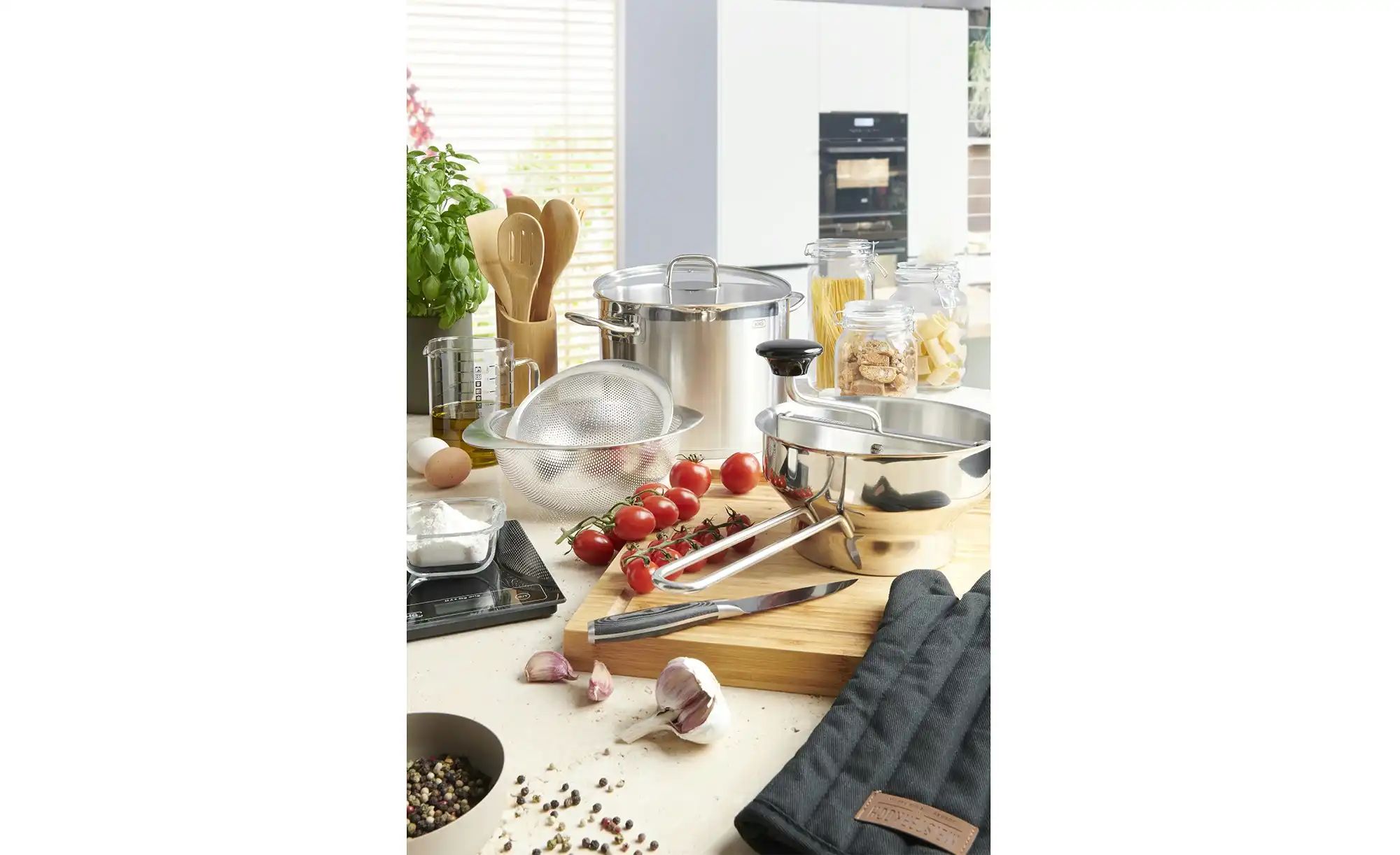 Meisterkoch Passiermühle  OPTIMUS ¦ Edelstahl,Kunststoff ¦ Maße (cm): B: 21 günstig online kaufen