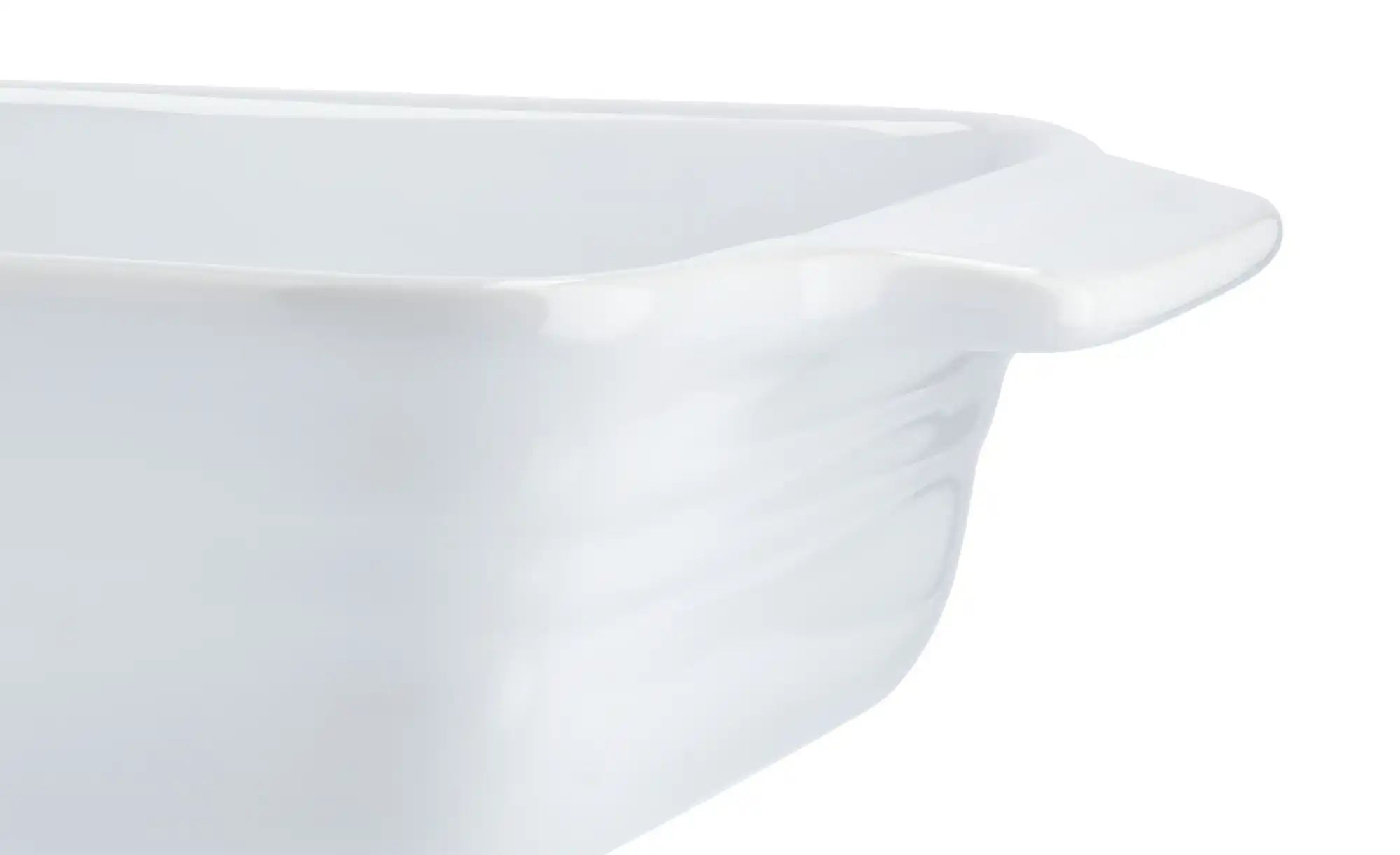 KHG Auflaufform   ¦ weiß ¦ Steinzeug/Steingut ¦ Maße (cm): B: 19,5 H: 6,5 K günstig online kaufen