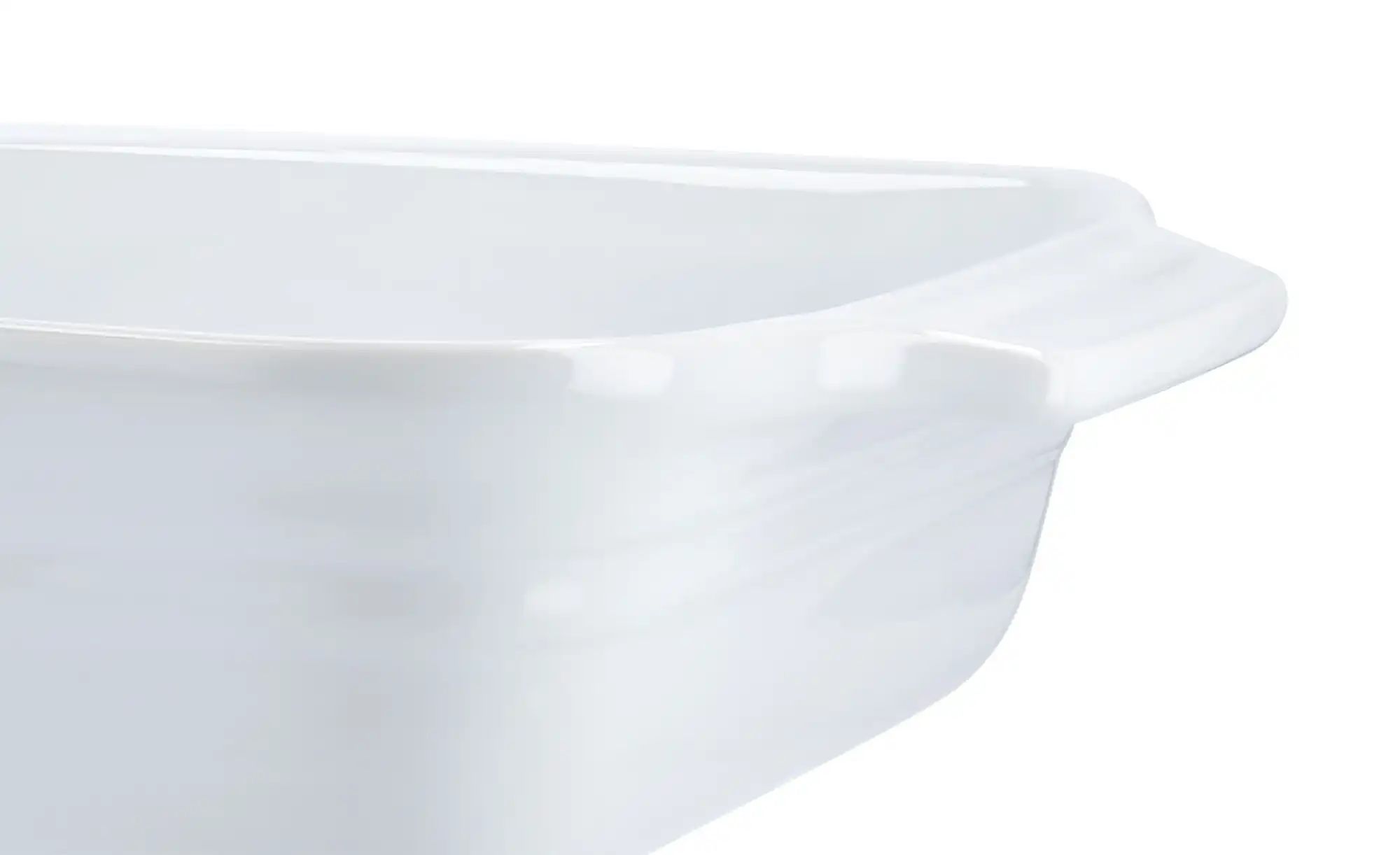 KHG Auflaufform   ¦ weiß ¦ Steinzeug/Steingut ¦ Maße (cm): B: 23 H: 8 Küche günstig online kaufen