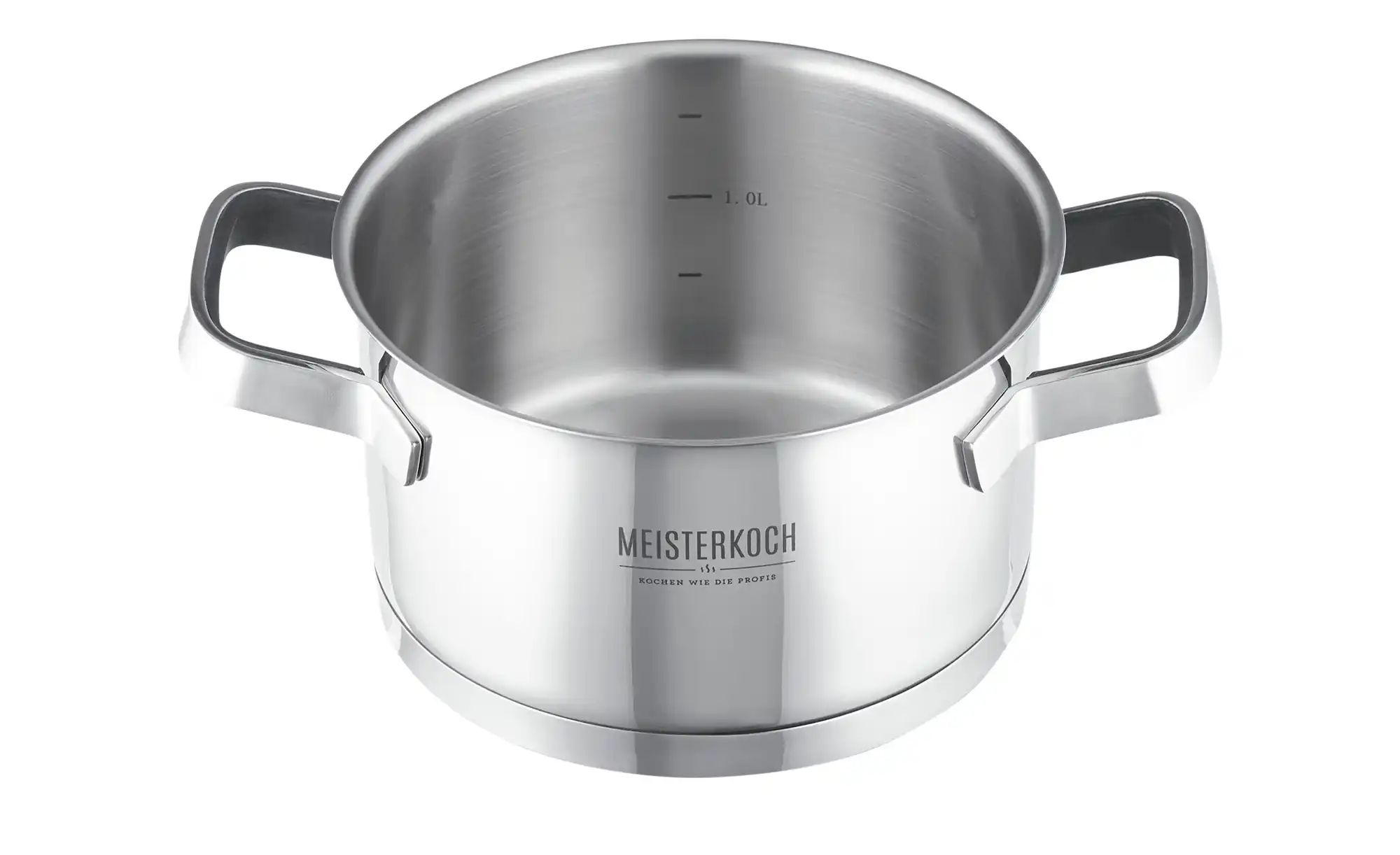 Thumbnail - Meisterkoch Topfset 4-teilig RADIUS ¦ silber ¦ Edelstahl Töpfe & Pfannen & Zubehör > Topf und Pfannen-Sets - Höffner